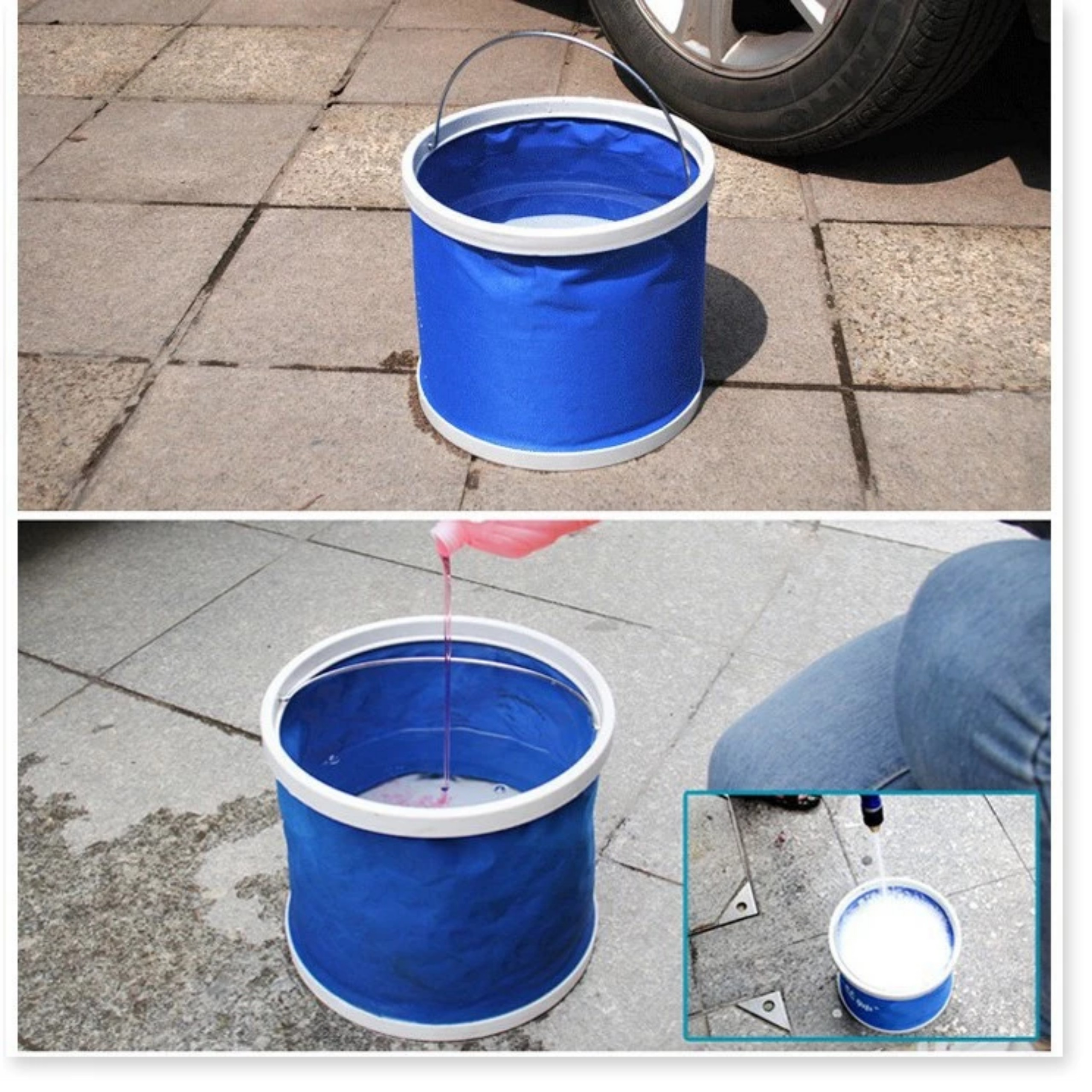 XÔ ĐỰNG NƯỚC VẢI DÙ CHỐNG THẤM NƯỚC