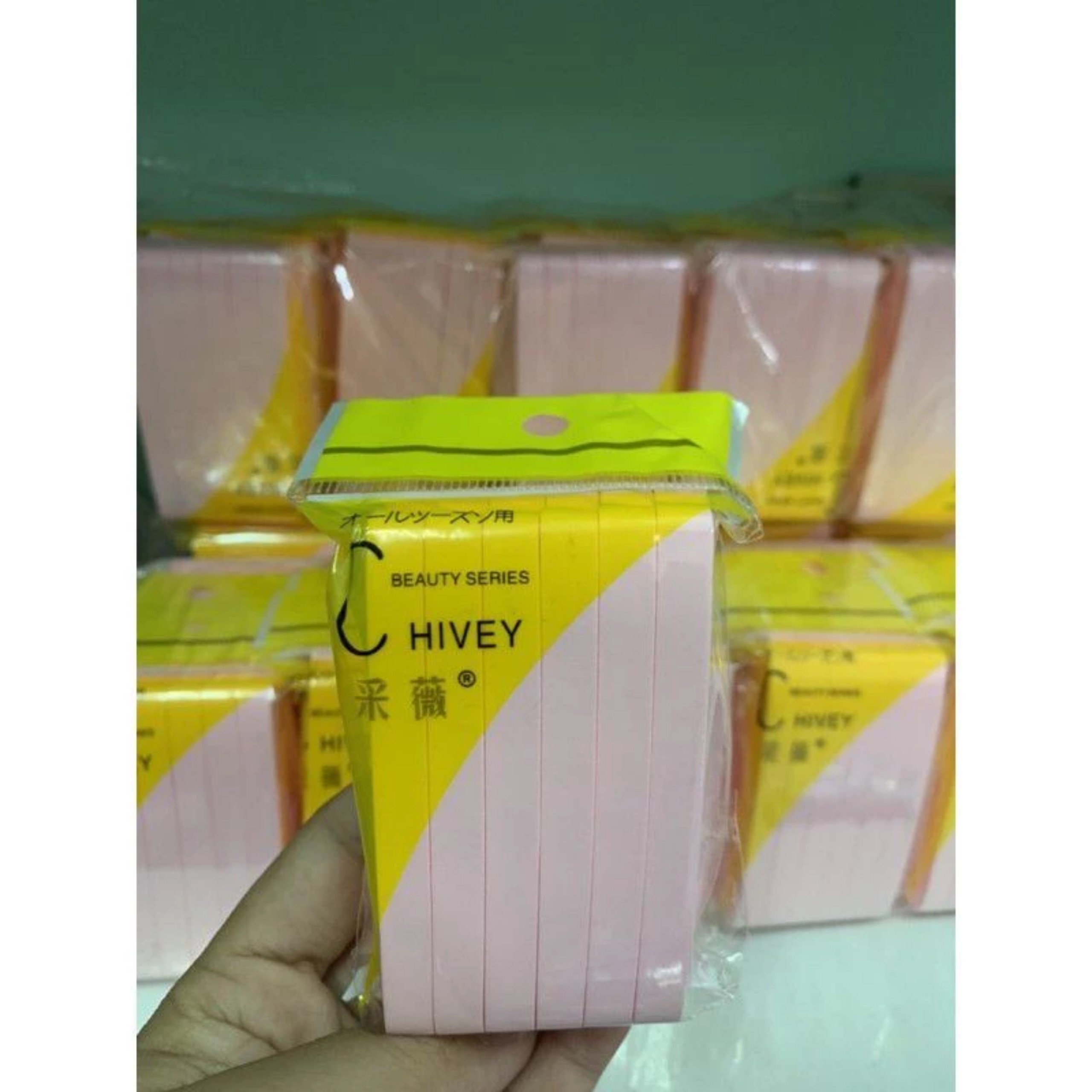 BÔNG RỬA MẶT BỌT BIỂN 12 MIẾNG