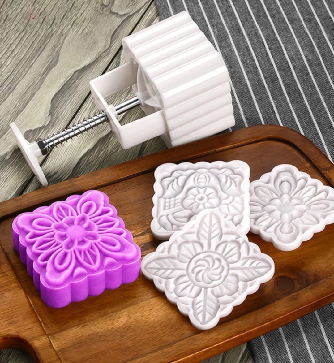 SET 4 KHUÔN IN LÀM BÁNH TRUNG THU