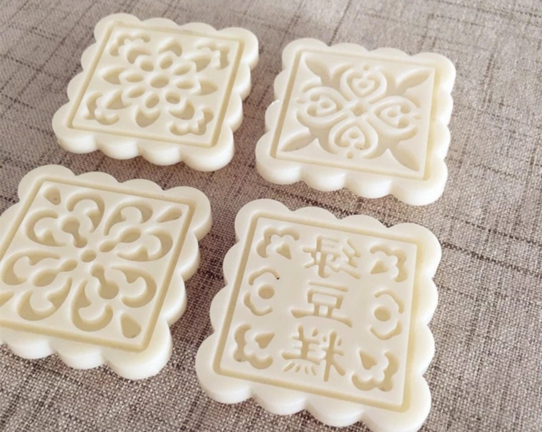 SET 4 KHUÔN IN LÀM BÁNH TRUNG THU