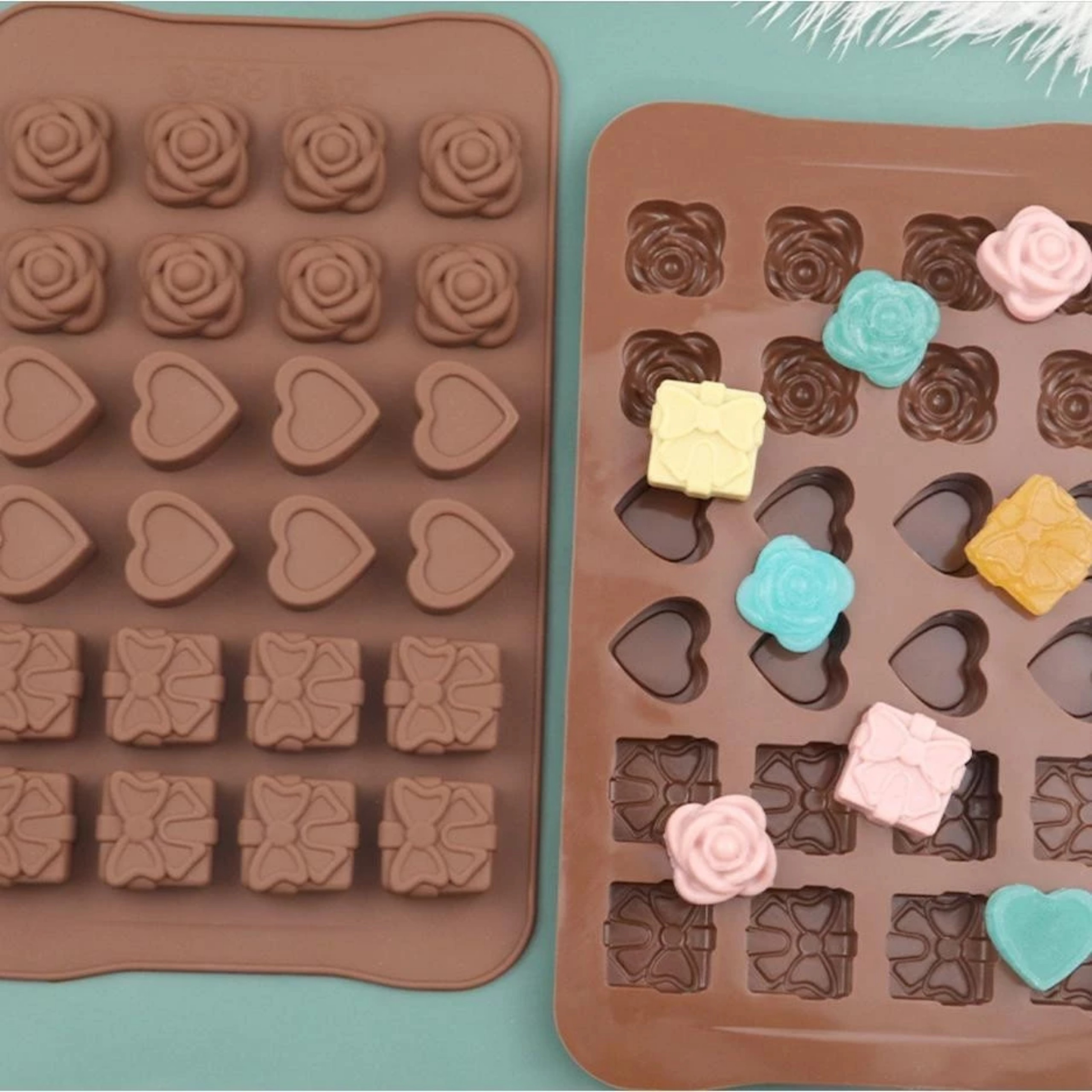 KHUÔN SILICON LÀM KẸO CHIP CHIP