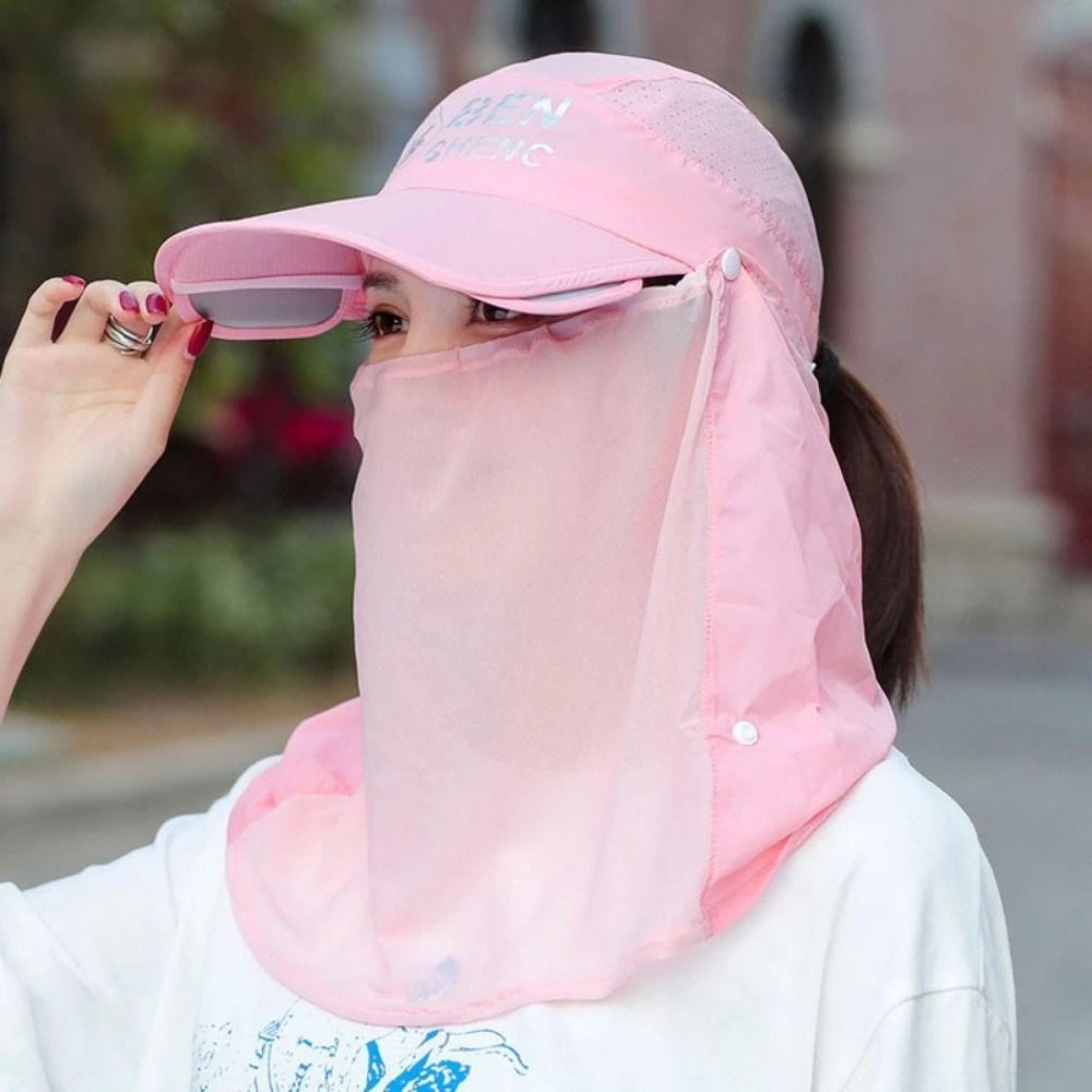 MŨ CHỐNG NẮNG TOÀN MẶT THÁO ĐƯỢC RỜI