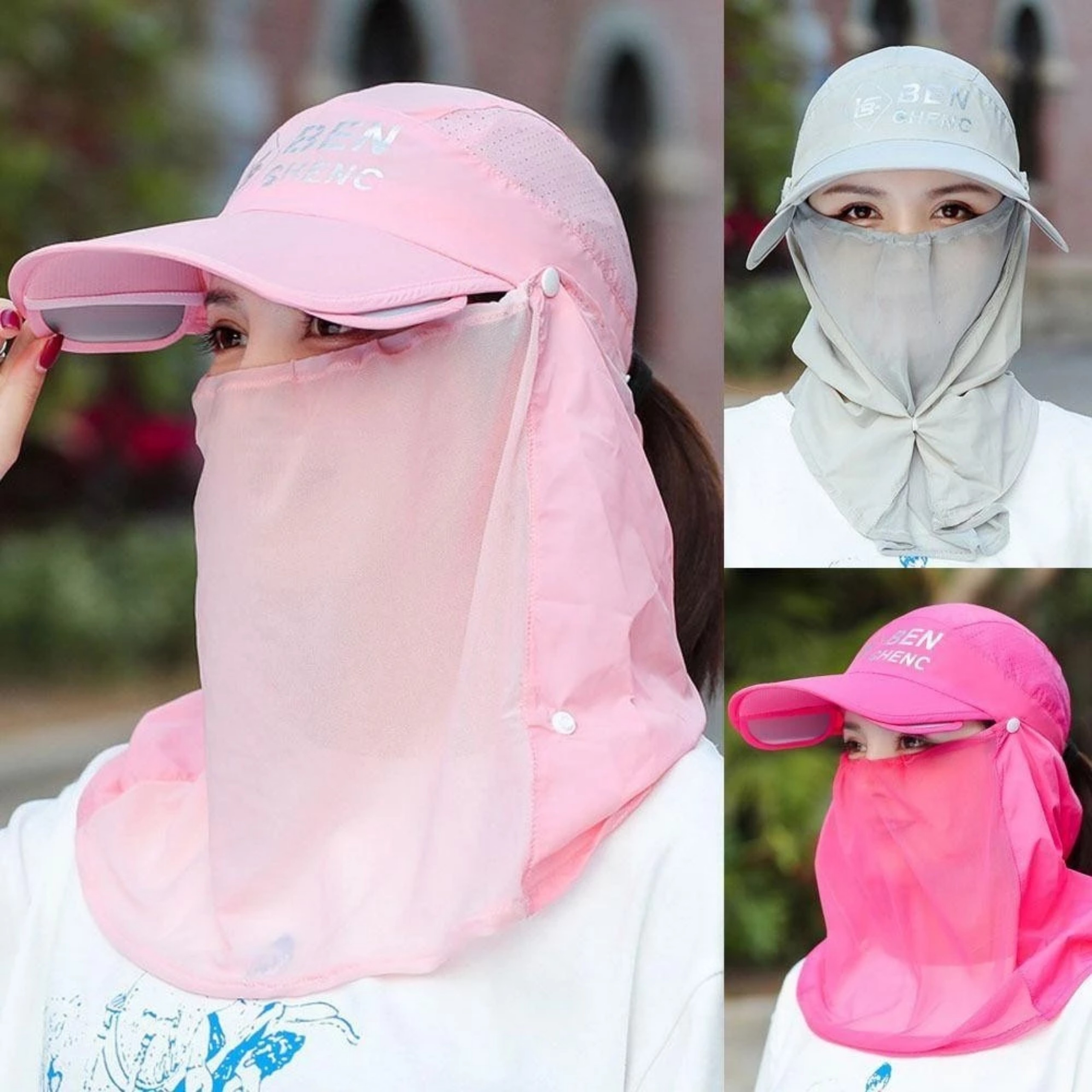 MŨ CHỐNG NẮNG TOÀN MẶT THÁO ĐƯỢC RỜI