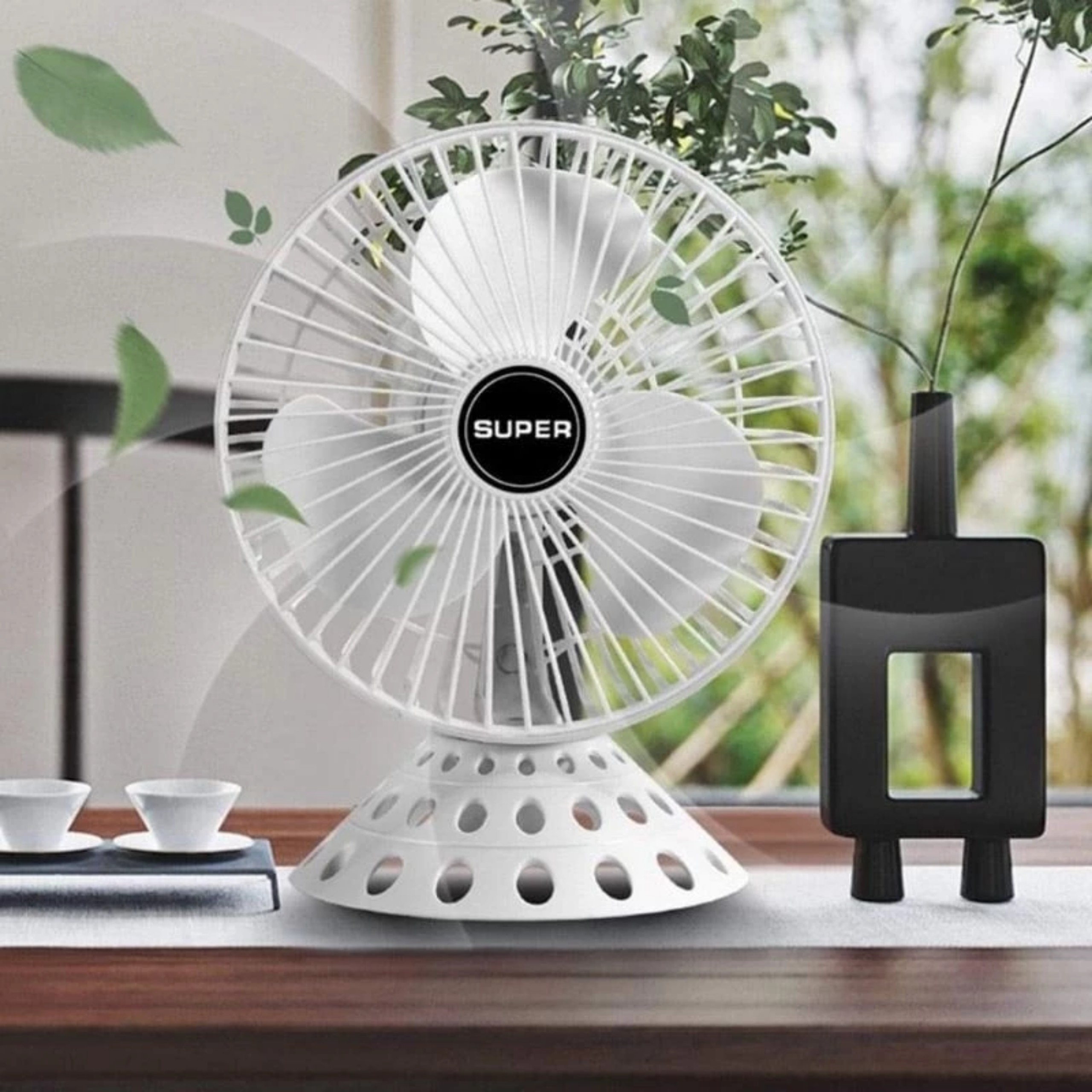 QUẠT ĐỂ BÀN USB ĐẾ TRÒN