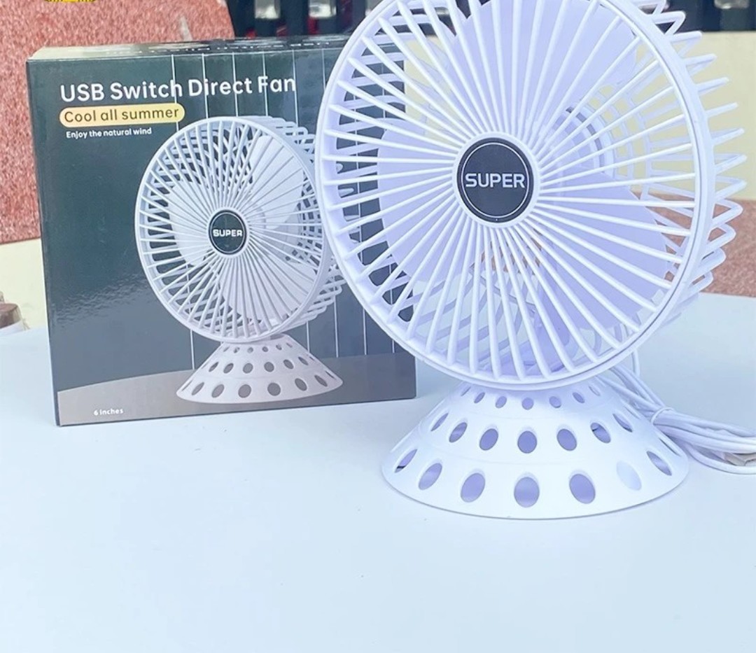 QUẠT ĐỂ BÀN USB ĐẾ TRÒN