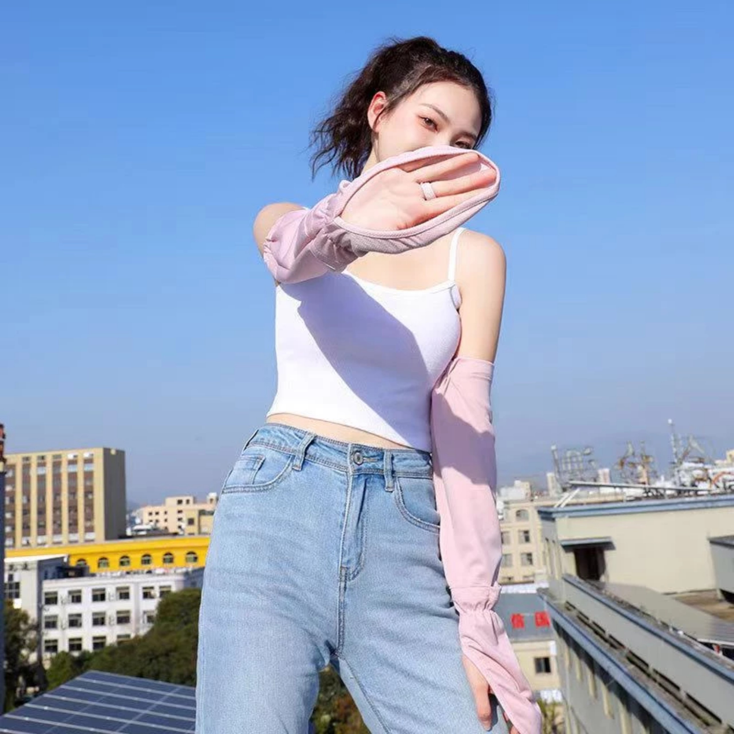 TAY ÁO CHỐNG NẮNG