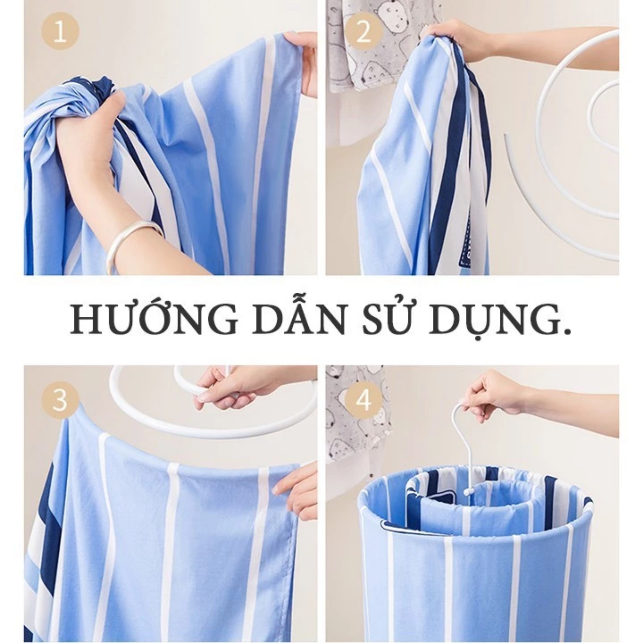 MÓC PHƠI CHĂN MÀN XOẮN