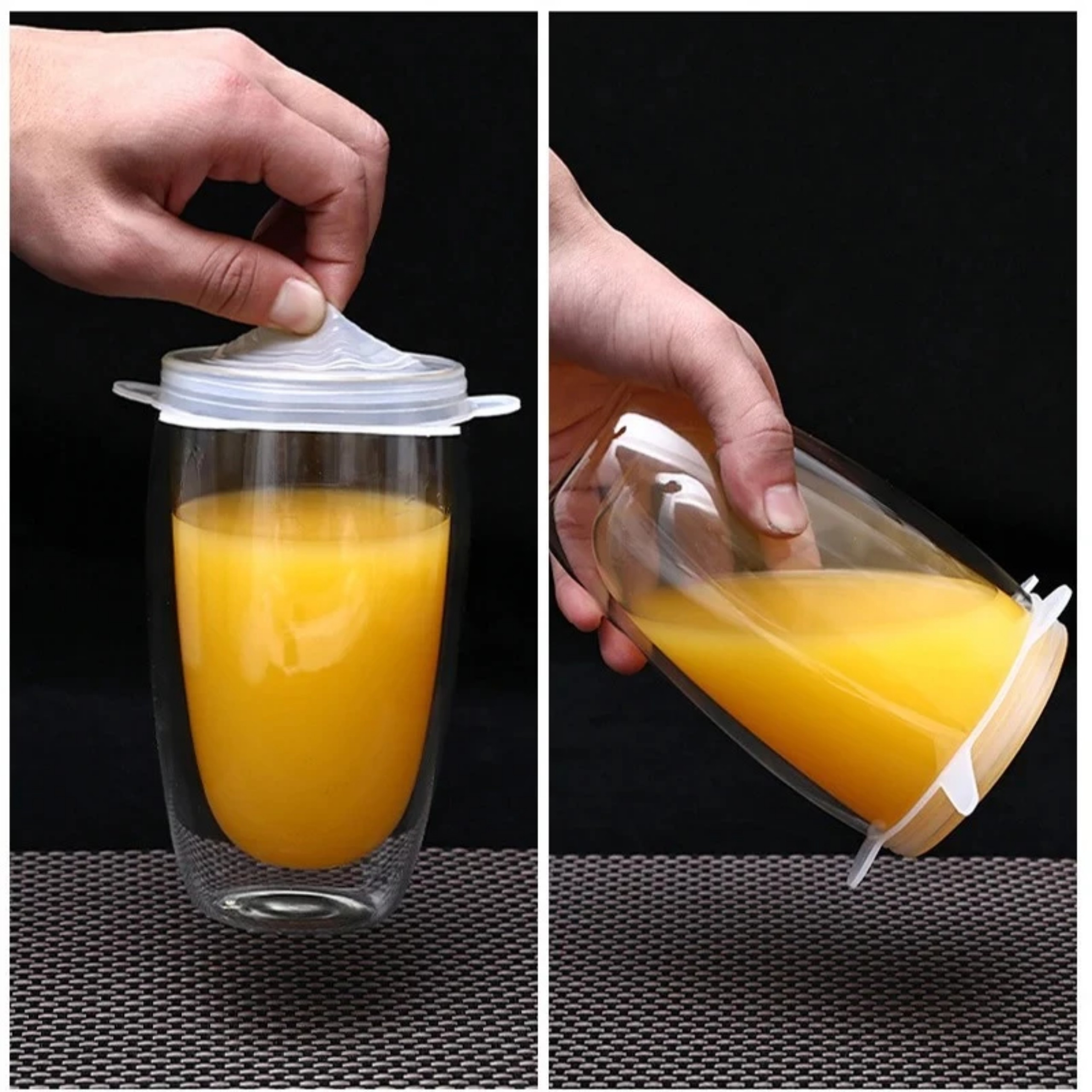 SET 6 NẮP SILICOL ĐẬY TÔ CHÉN BẢO QUẢN THỰC PHẨM