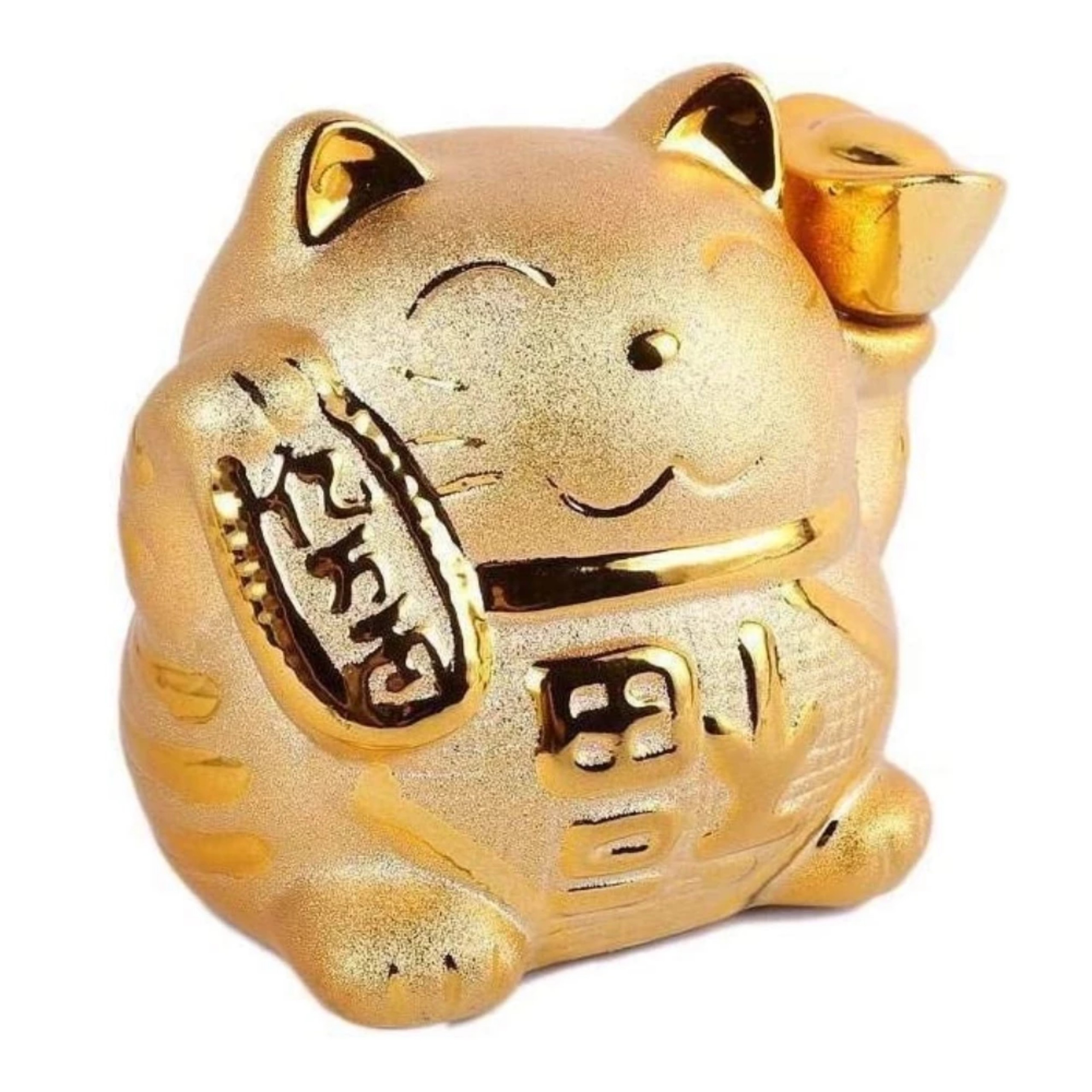 ỐNG HEO MÈO THẦN TÀI MÀU VÀNG