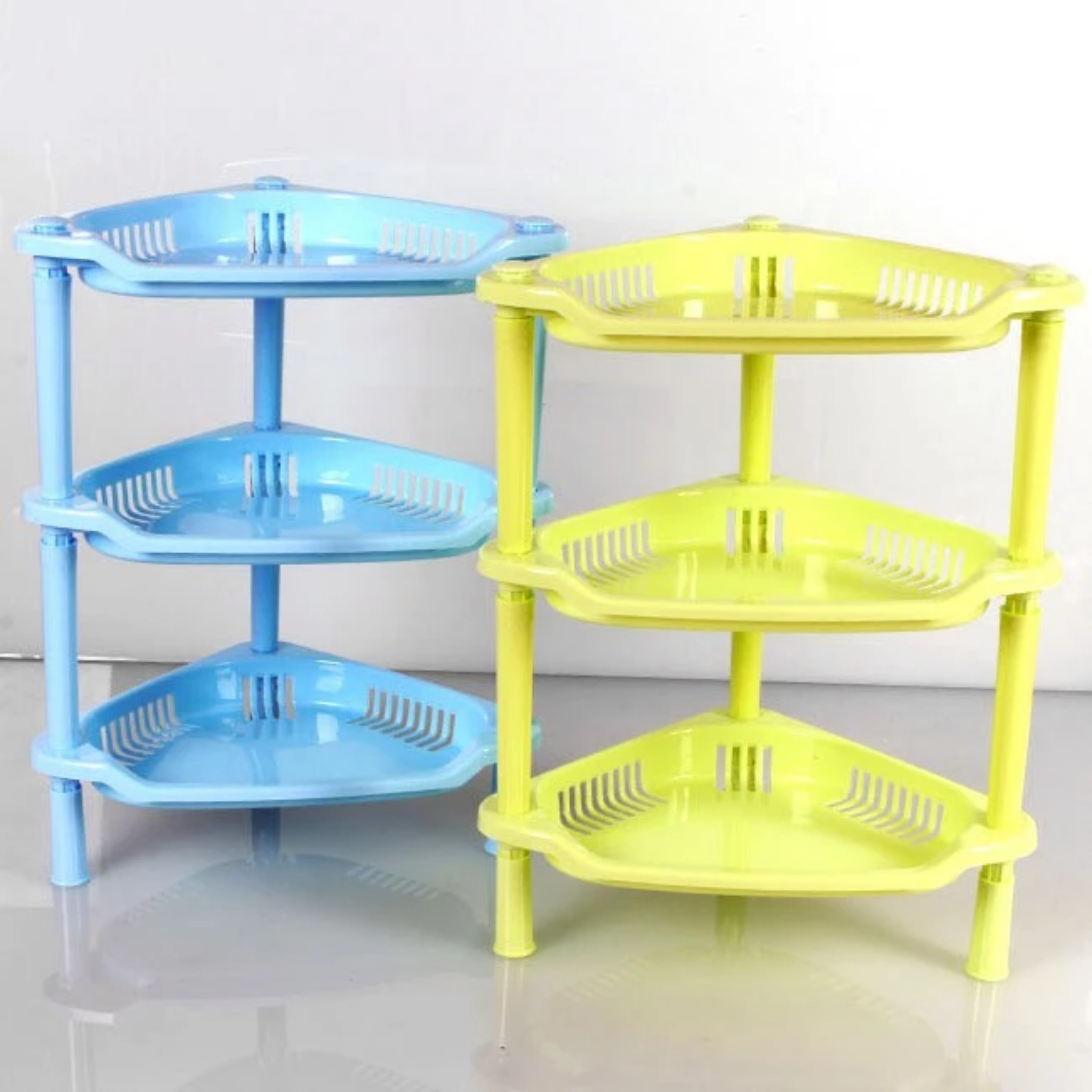 KỆ NHỰA TAM GIÁC 3 TẦNG