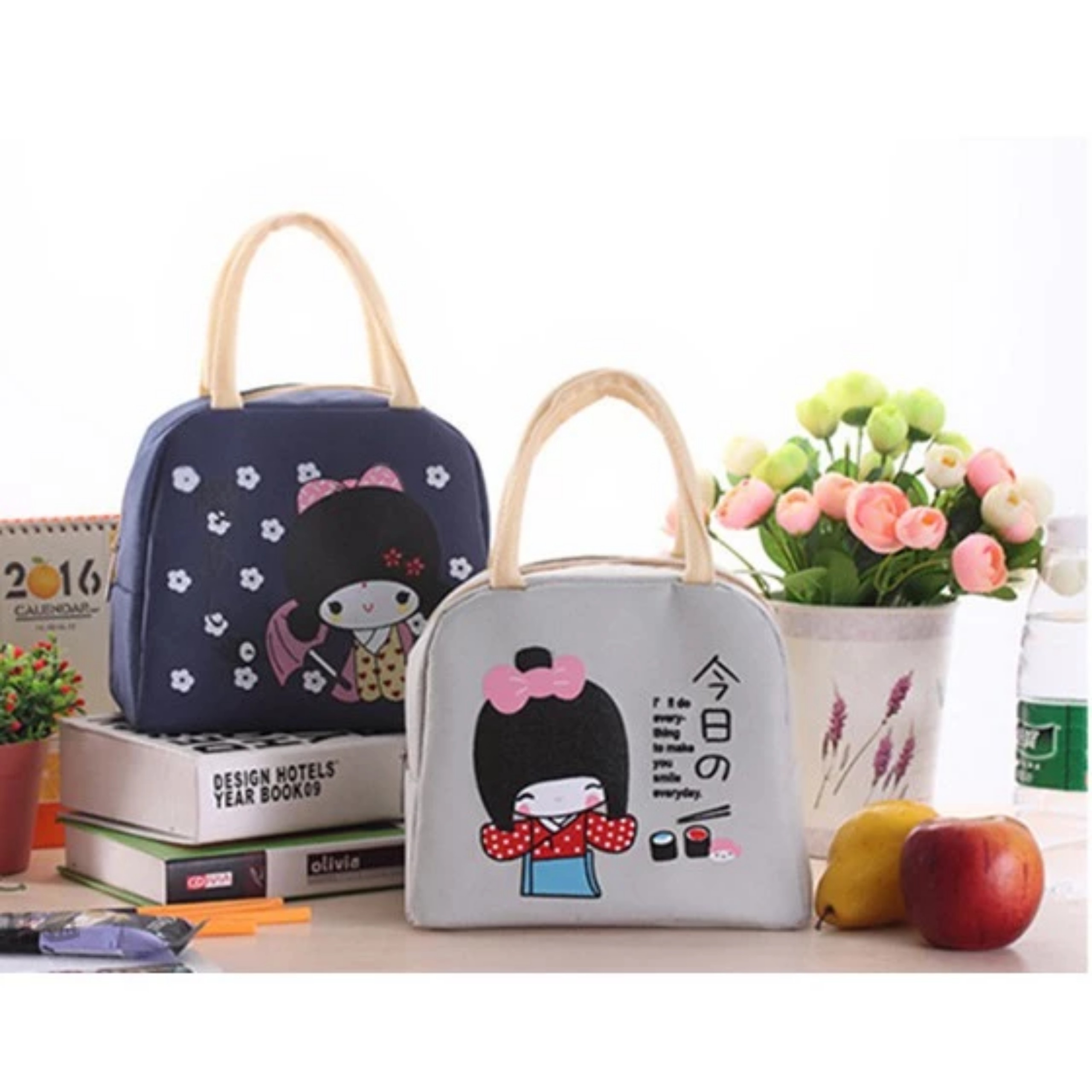 TÚI GIỮ NHIỆT HÌNH CÔ GÁI