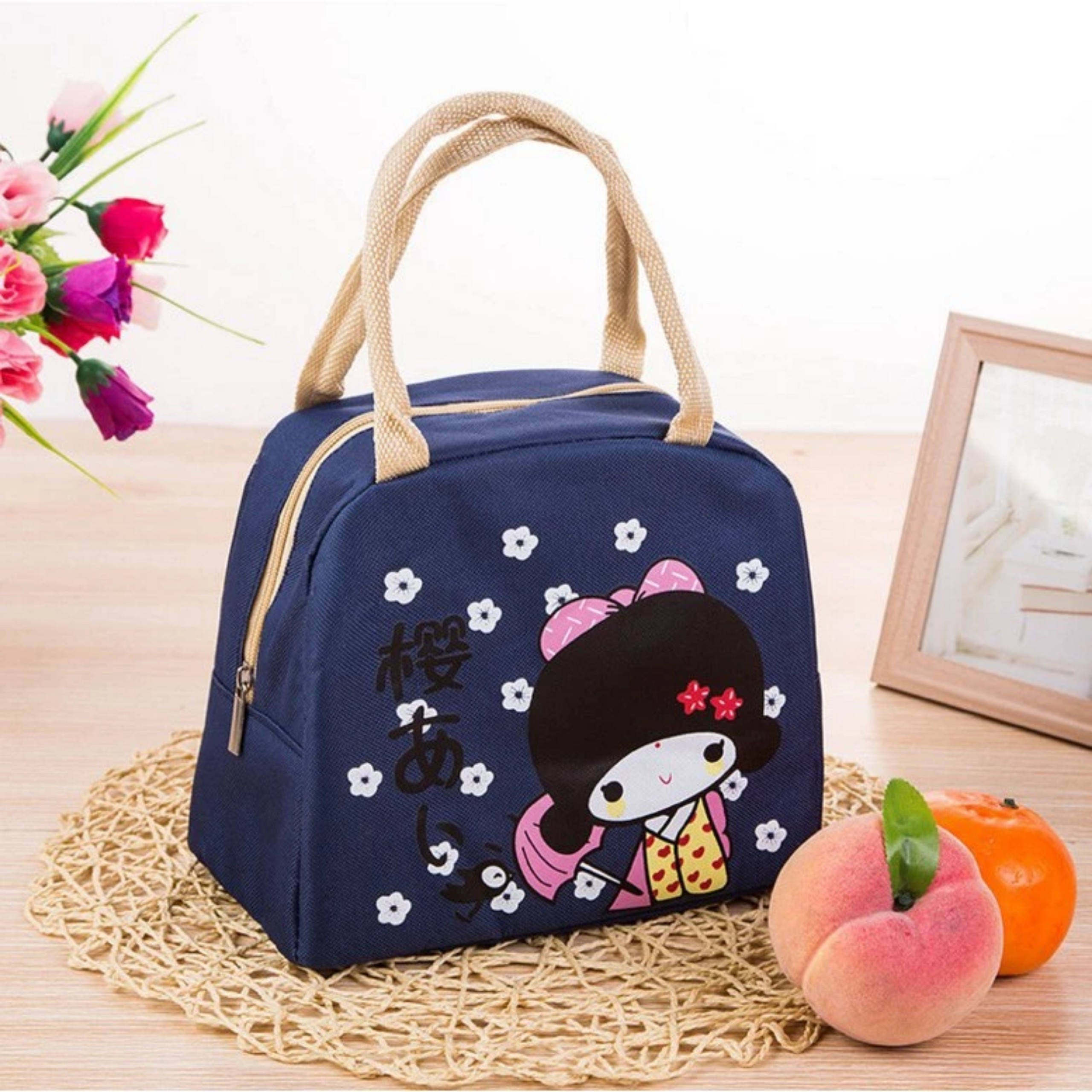 TÚI GIỮ NHIỆT HÌNH CÔ GÁI