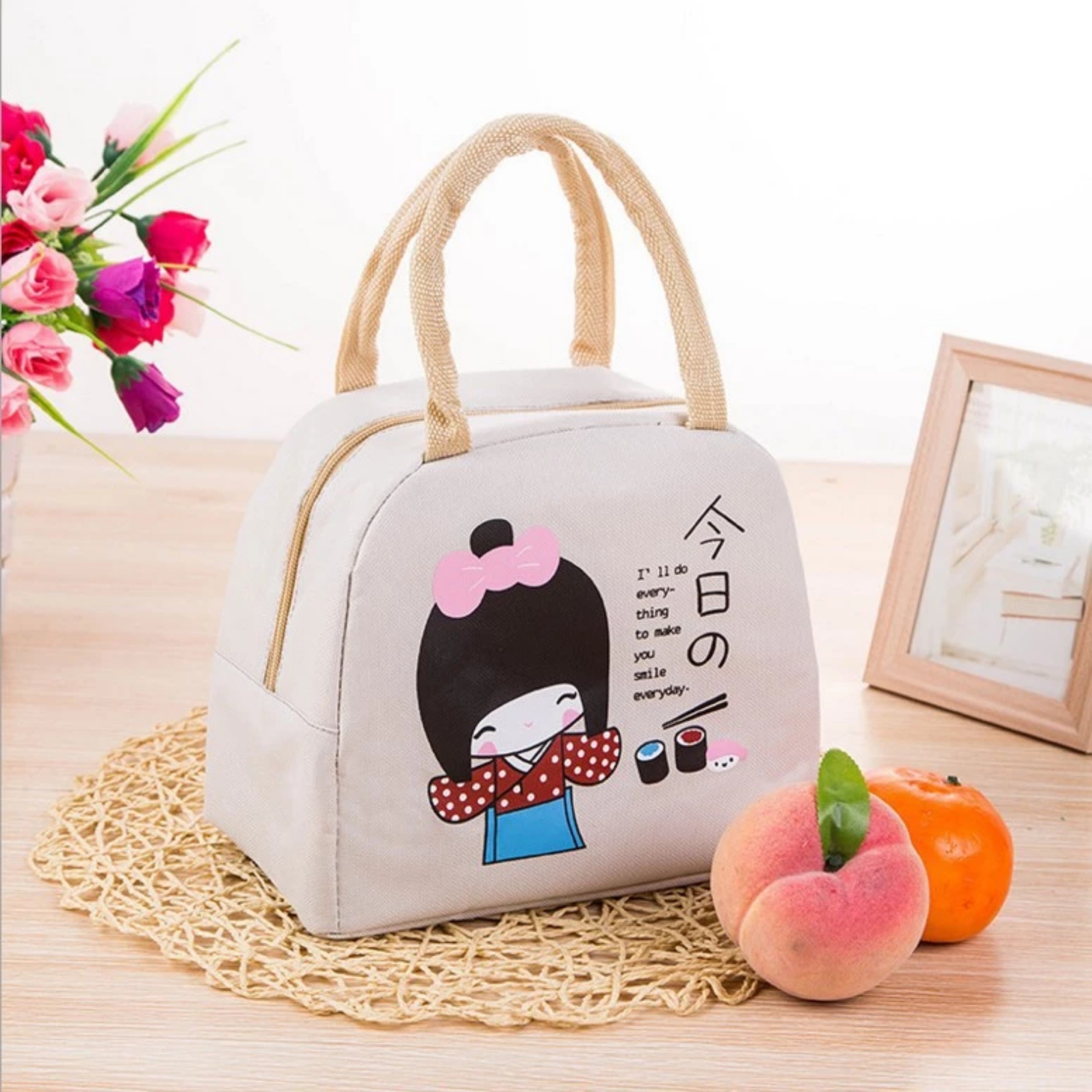 TÚI GIỮ NHIỆT HÌNH CÔ GÁI