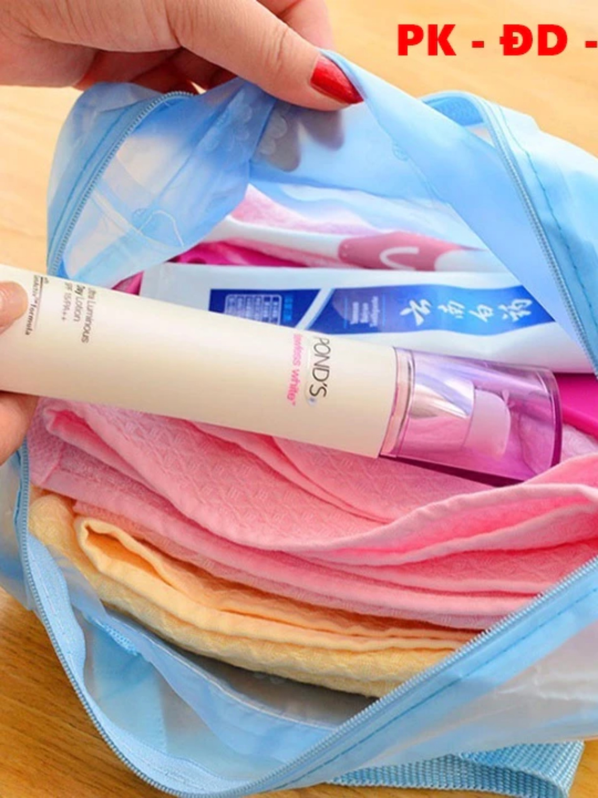 SET 2 TÚI ĐỰNG MĨ PHẨM ĐA SẮC