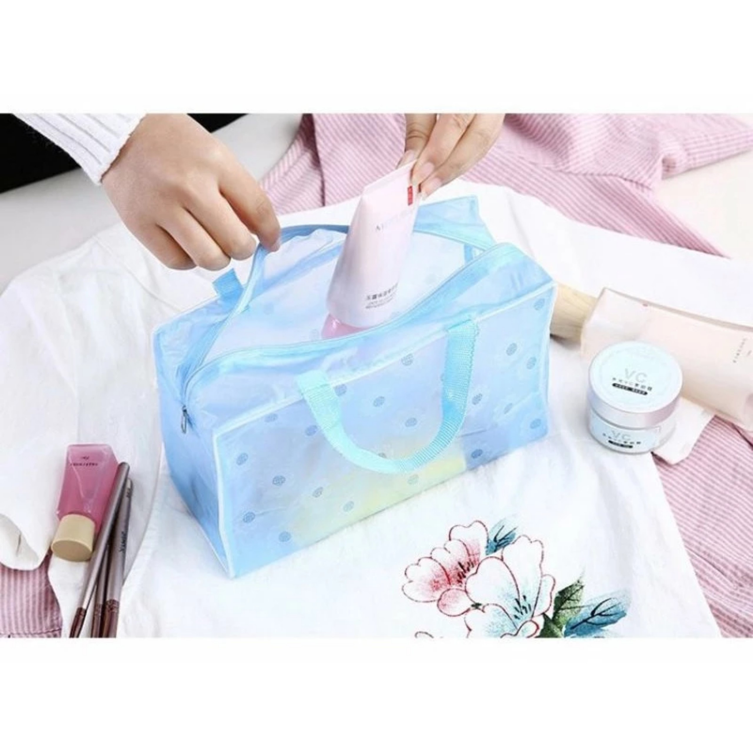 SET 2 TÚI ĐỰNG MĨ PHẨM ĐA SẮC