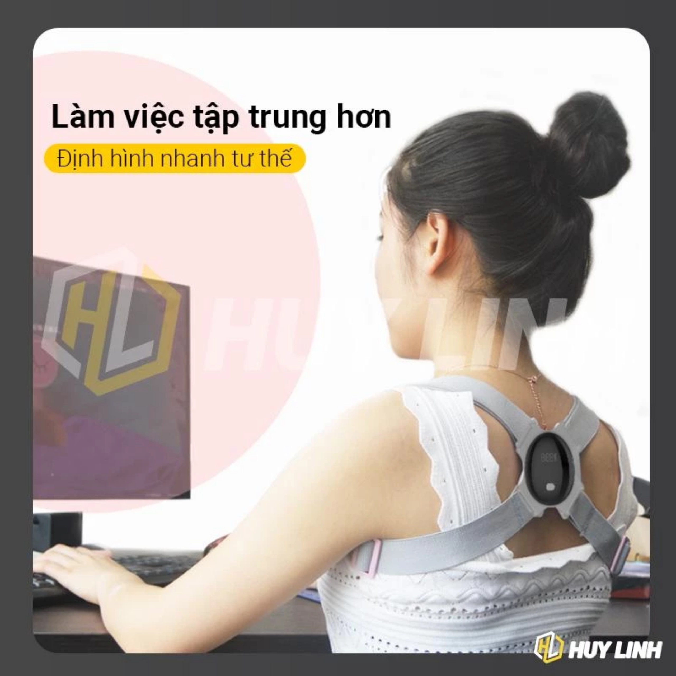 ĐAI CHỐNG GÙ LƯNG BÁO SỐ LẦN SAI TƯ THẾ TRONG NGÀY