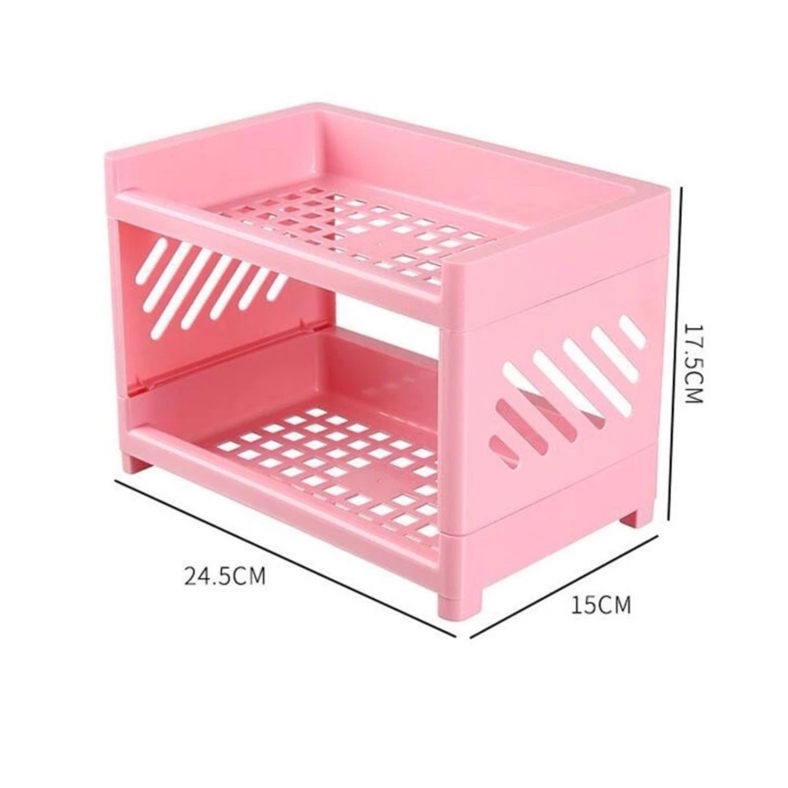 KỆ NHỰA 2 TẦNG CHỮ NHẬT BẢN TO