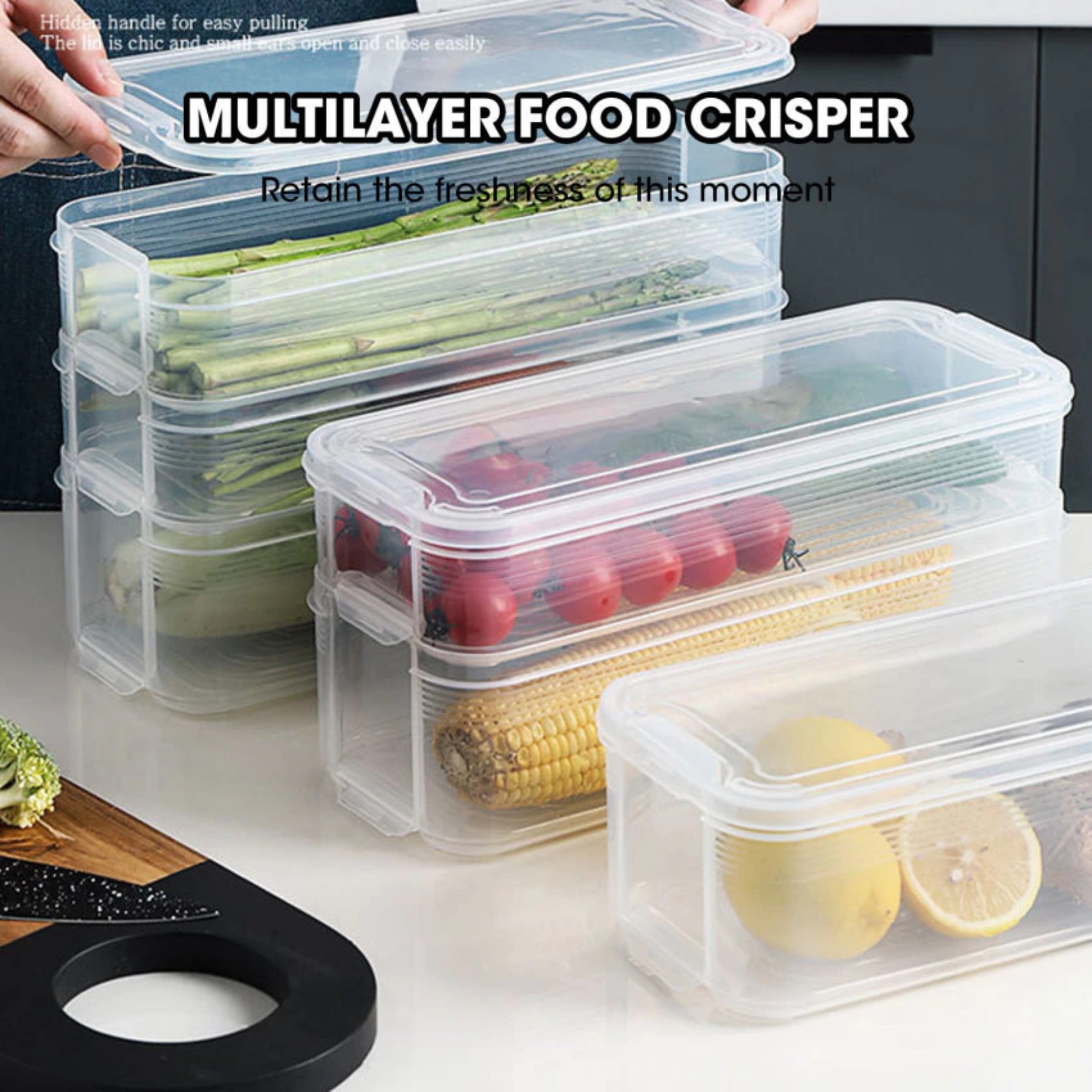 HỘP 3 NGĂN BẢO QUẢN THỰC PHẨM TỦ LẠNH