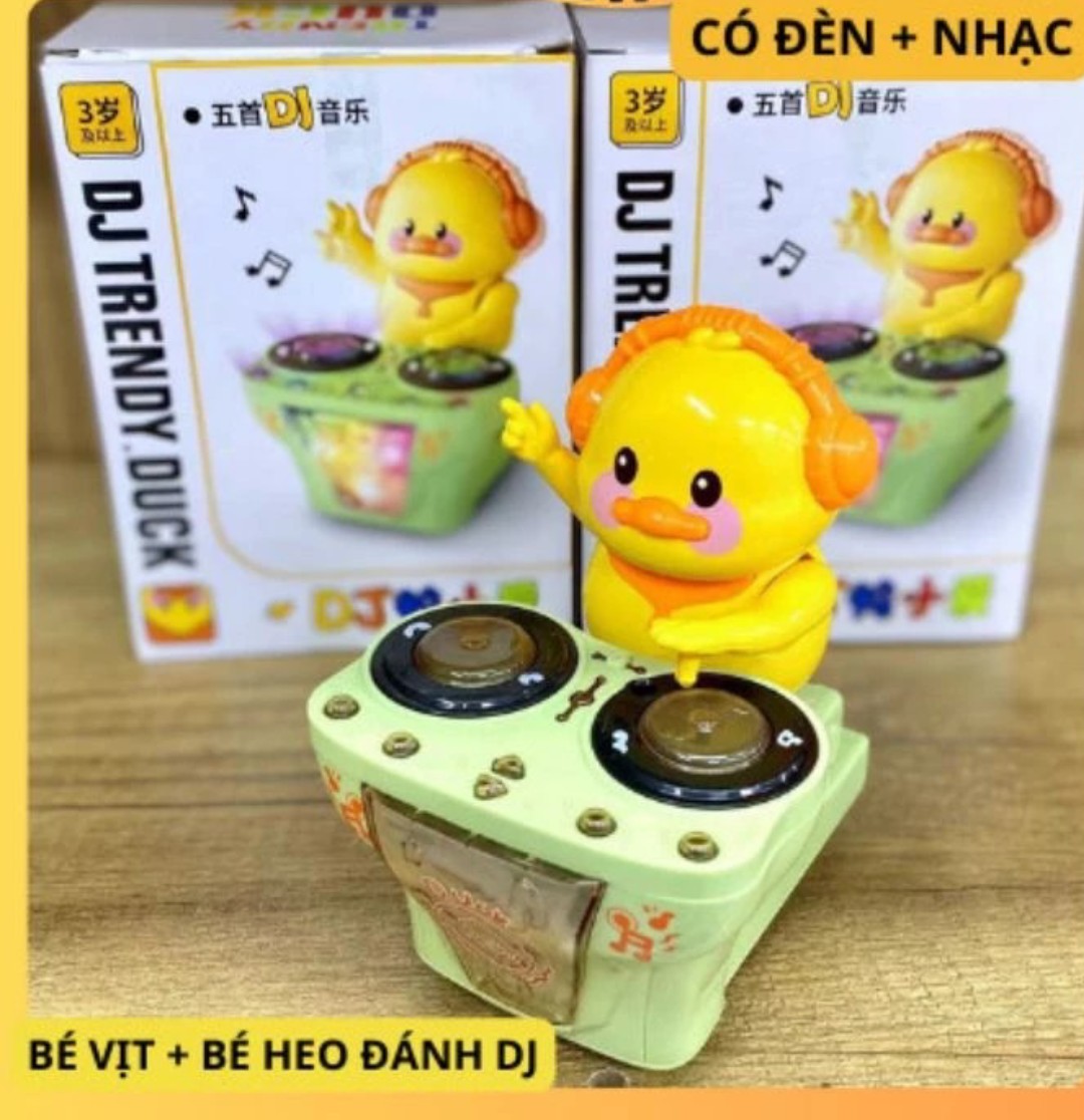 ĐỒ CHƠI VỊT DJ PHÁT SÁNG