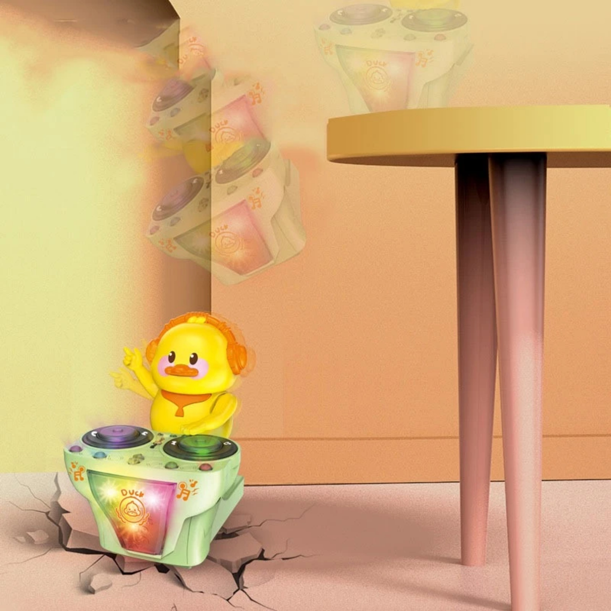 ĐỒ CHƠI VỊT DJ PHÁT SÁNG