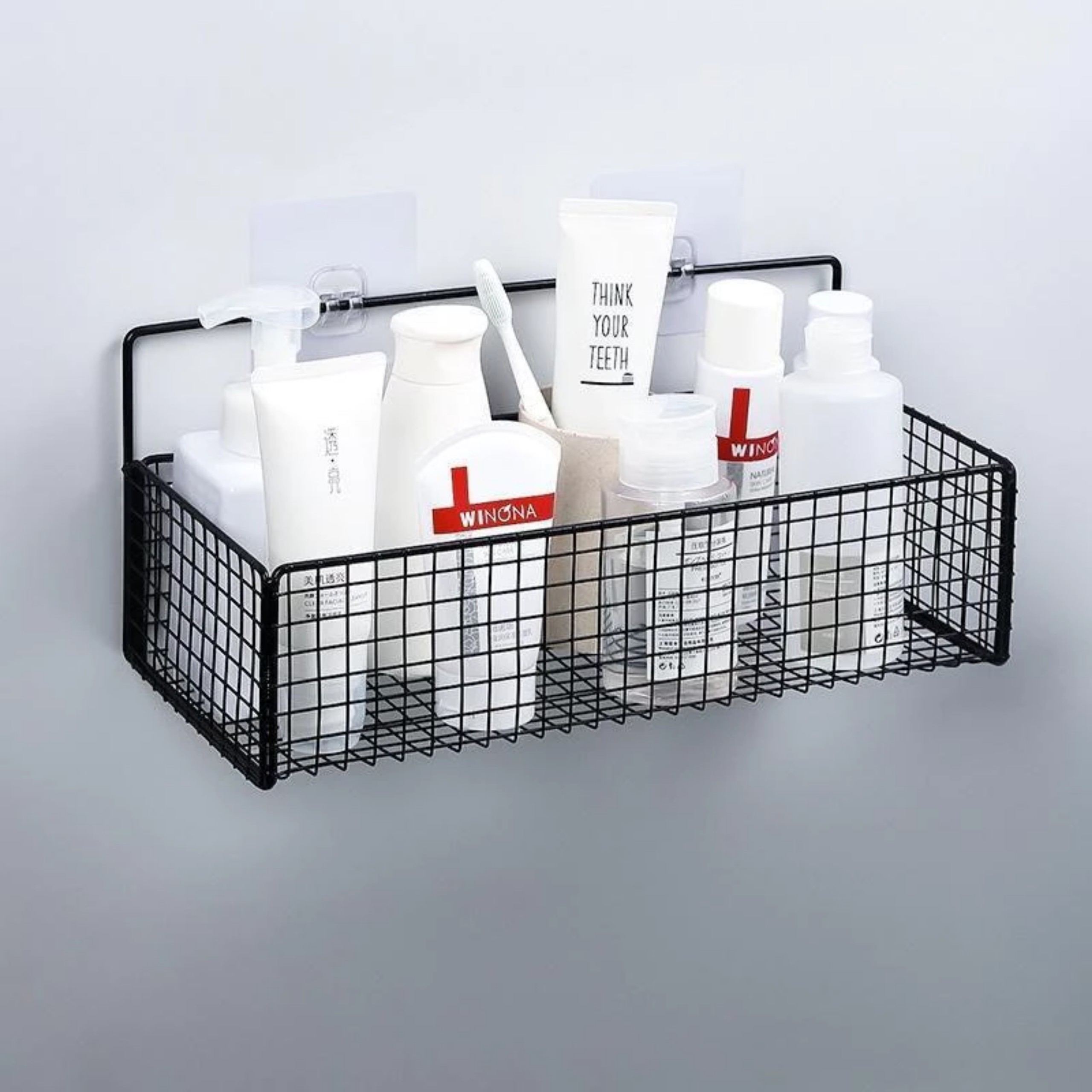 KỆ LƯỚI ĐEN ĐỰNG ĐỒ NHÀ TẮM