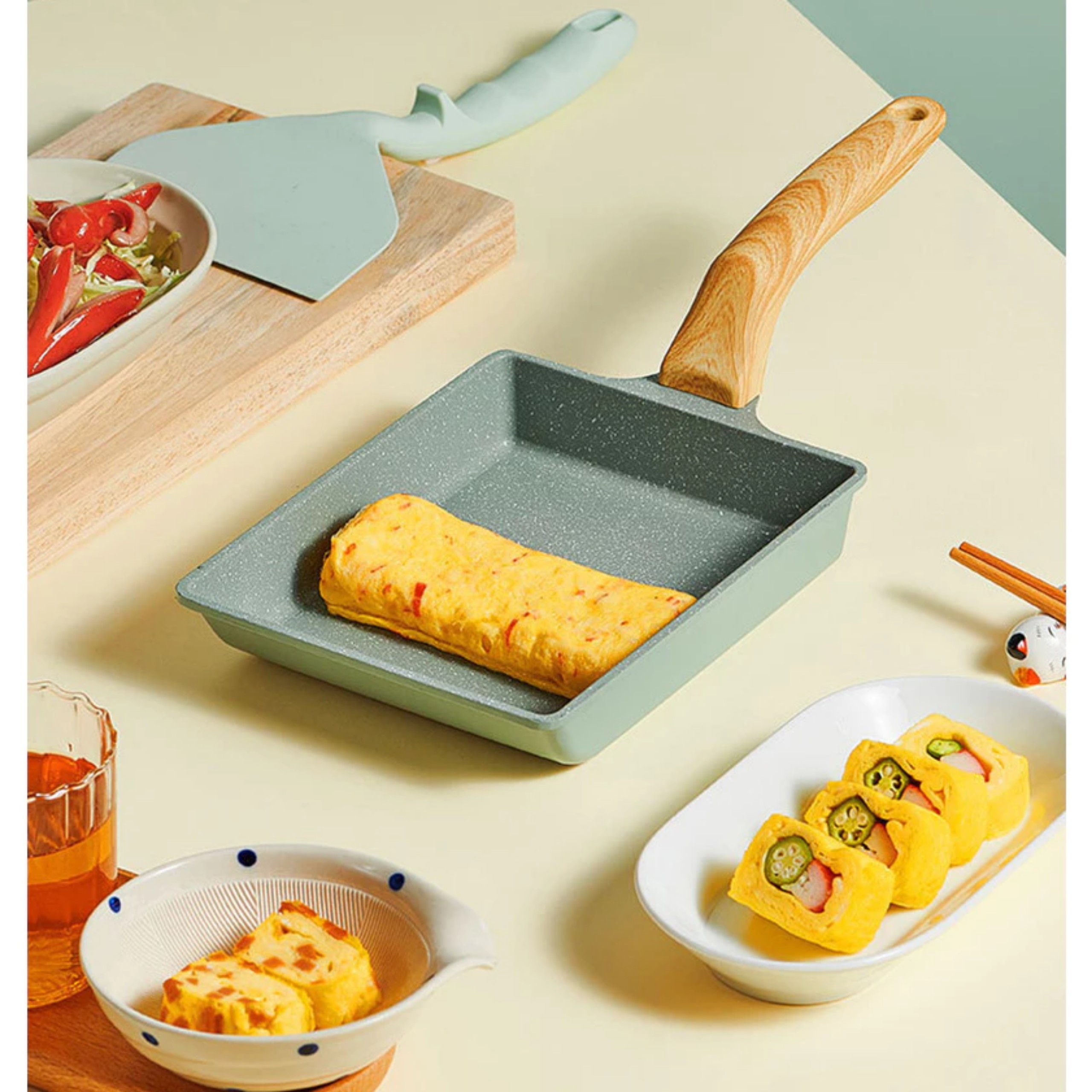 CHẢO CHIÊN TRỨNG CUỘN