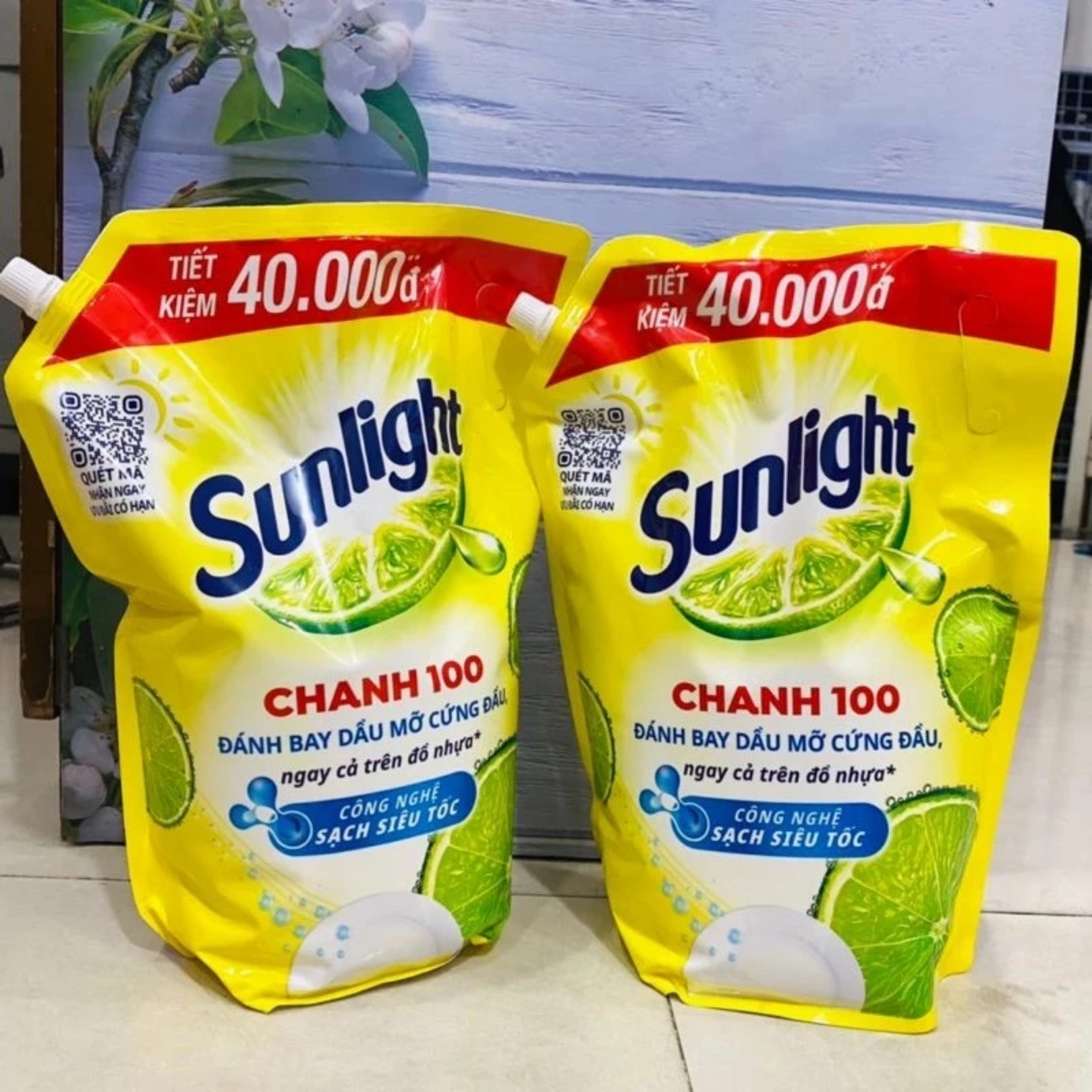 Thông tin Nước rửa chén Sunlight Chanh 100 3,5l