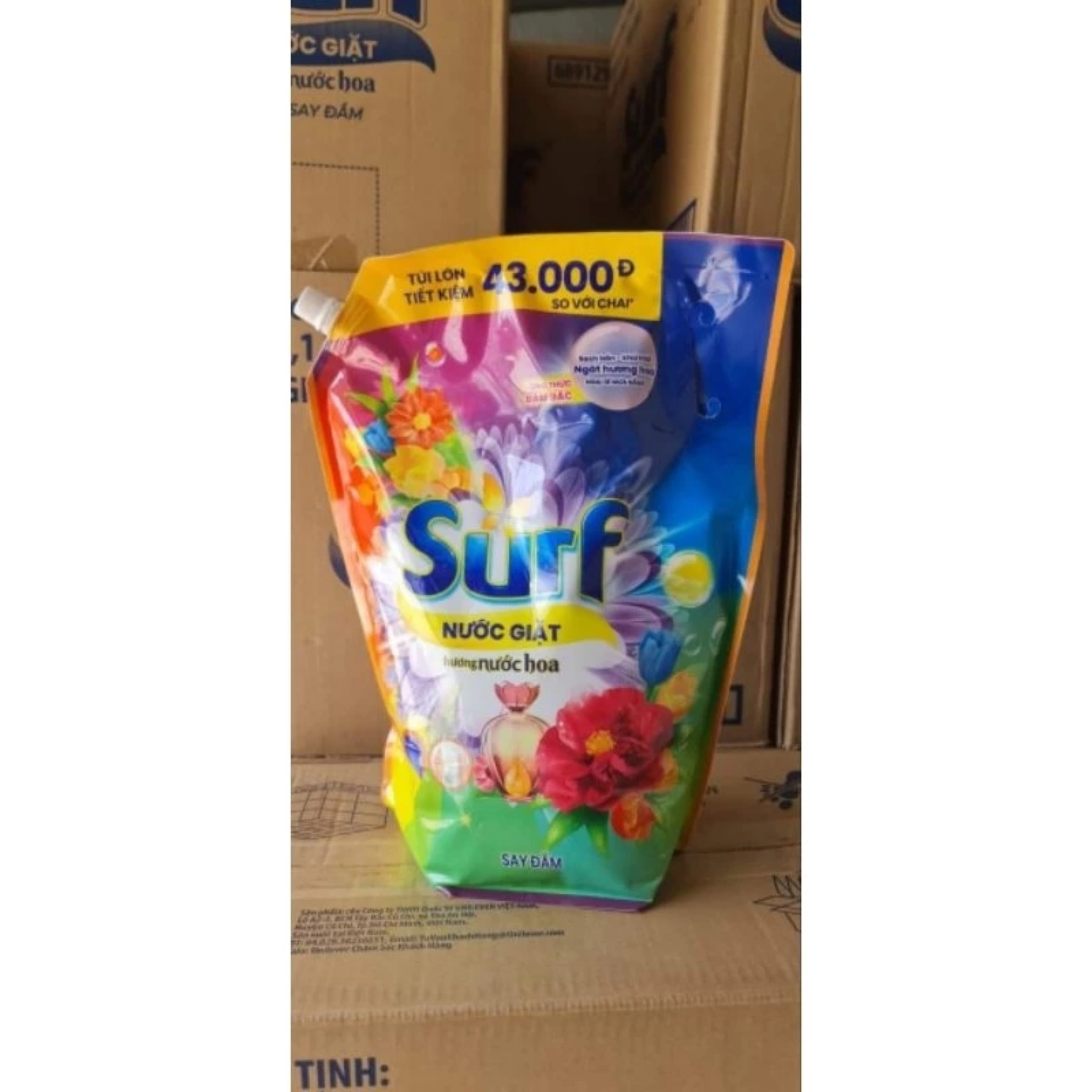 NƯỚC GIẶT SURF HƯƠNG NƯỚC HOA 3.1KG
