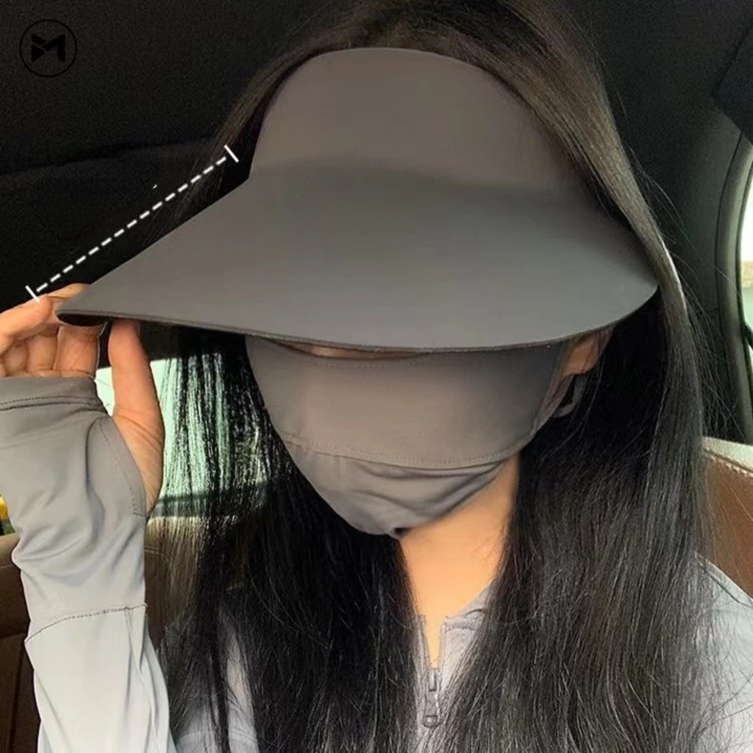 MŨ KÈM KHẨU TRANG F11 CHỐNG NẮNG