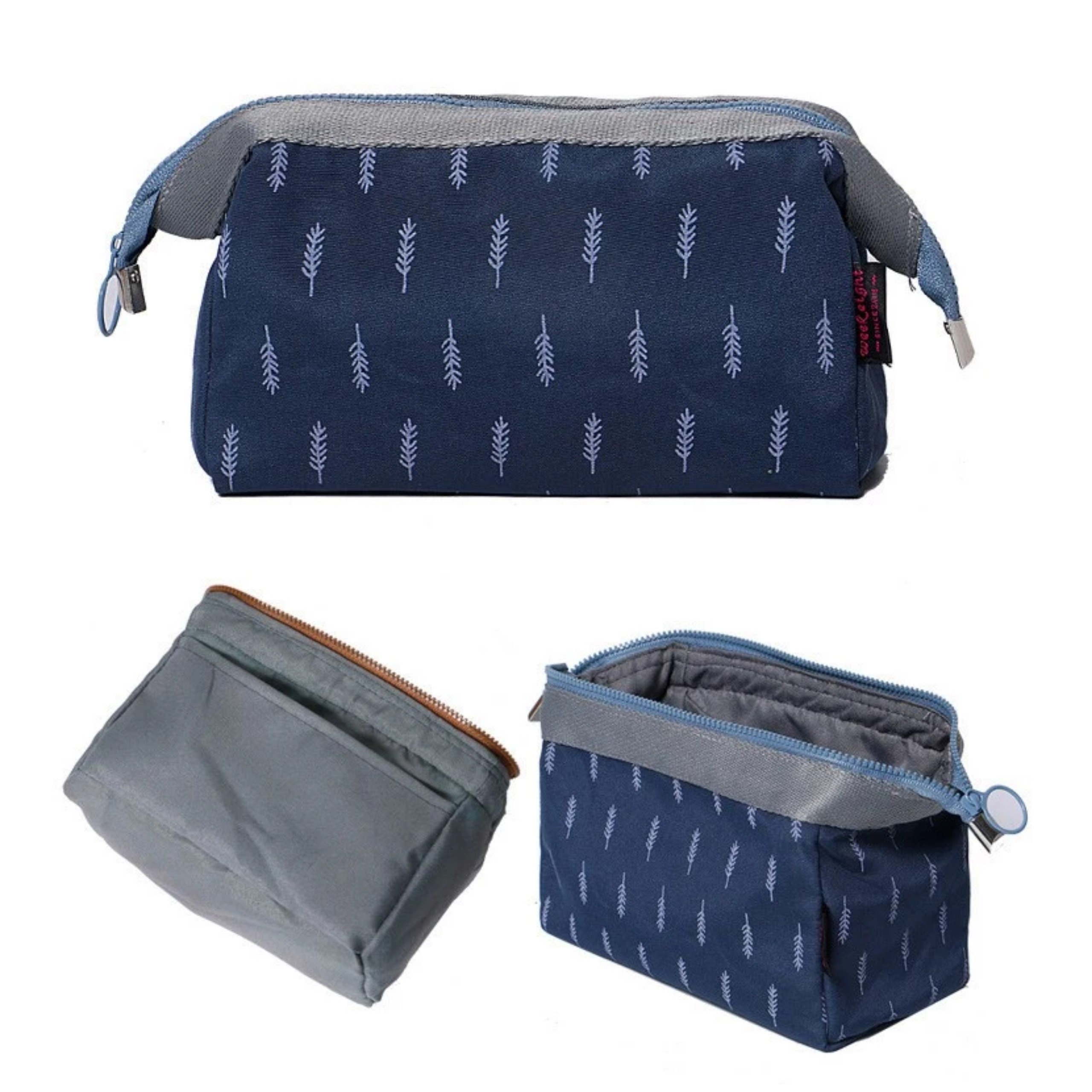 TÚI ĐỰNG MĨ PHẨM HÌNH HẠT HOA VĂN