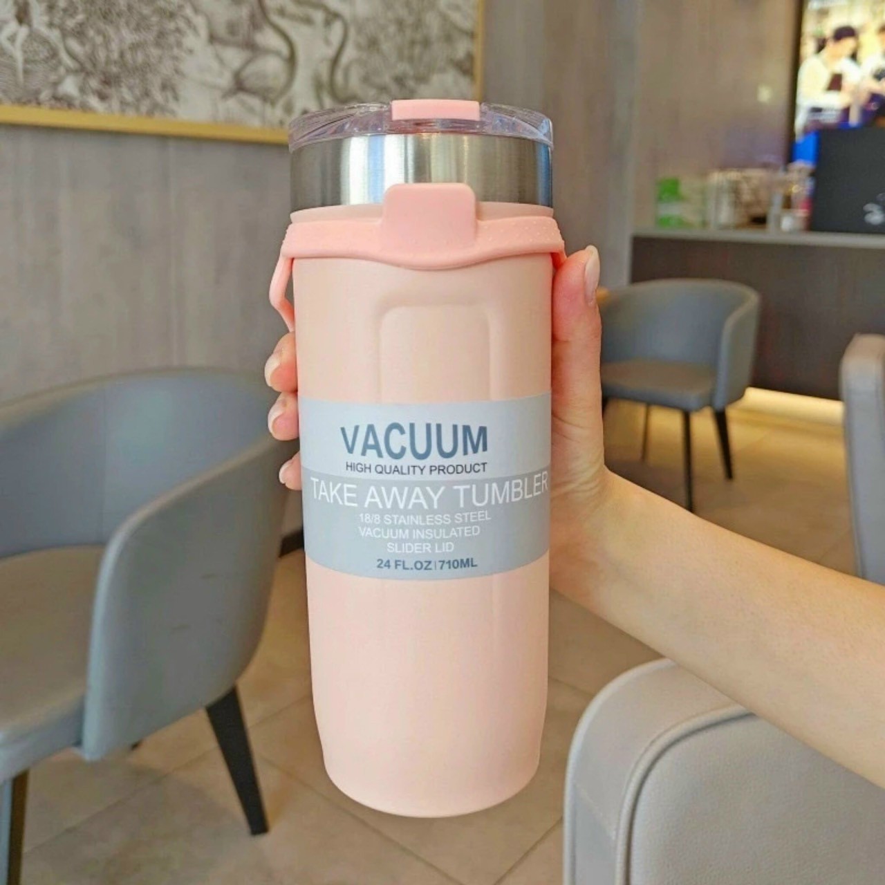 BÌNH VACUUM 710ML + ỐNG HÚT