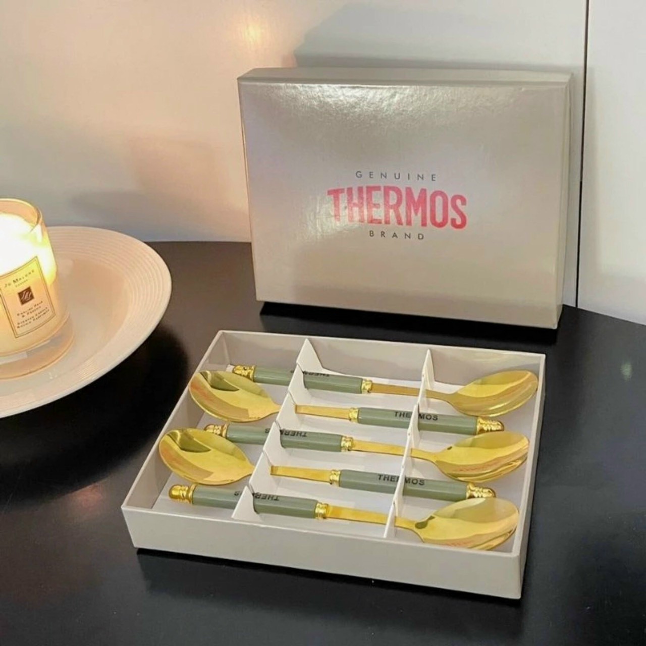 BỘ 5 MUỖNG MARBLE