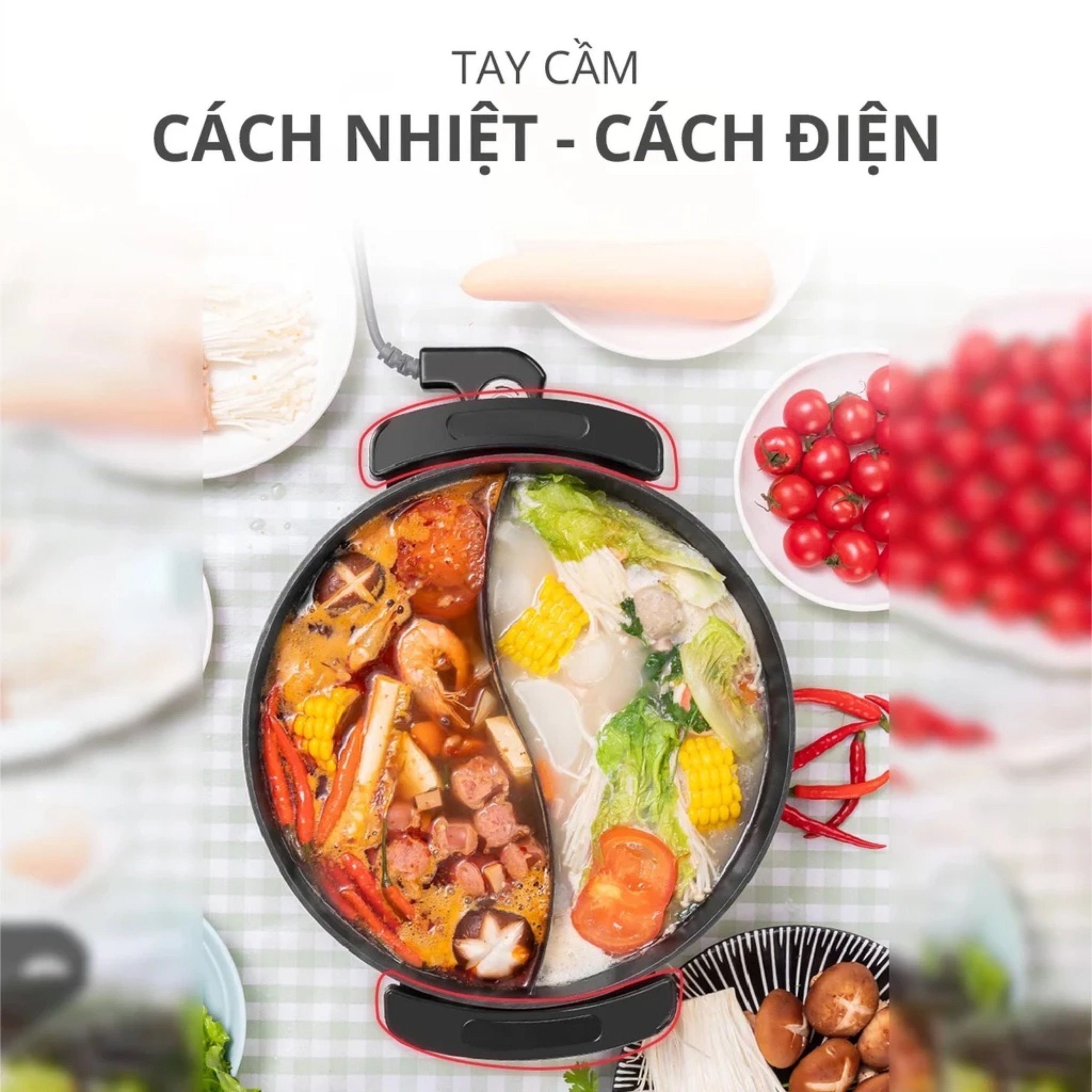 NỒI LẨU ĐIỆN 2 NGĂN