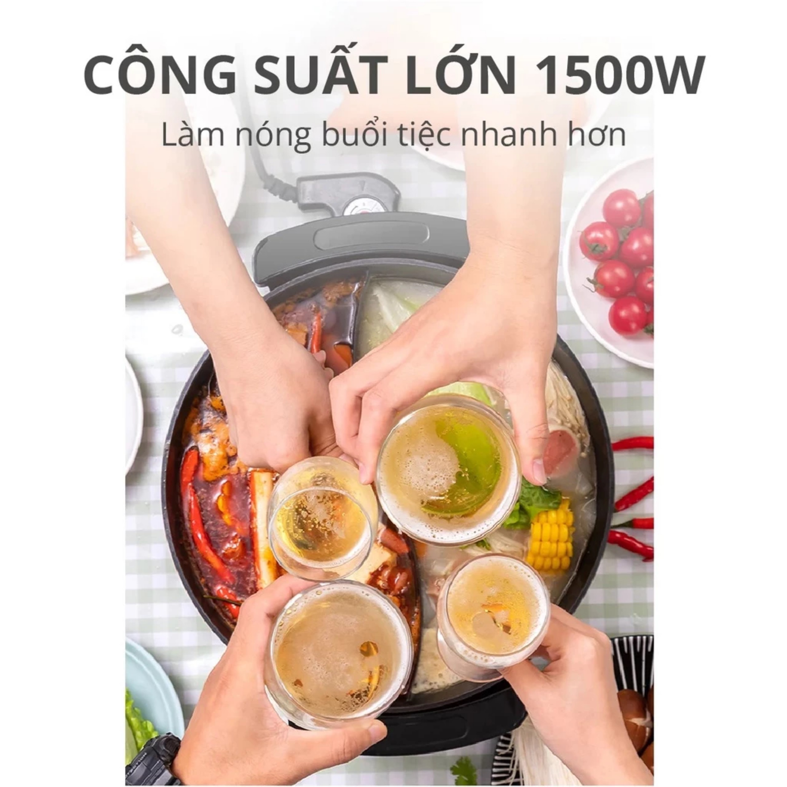 NỒI LẨU ĐIỆN 2 NGĂN