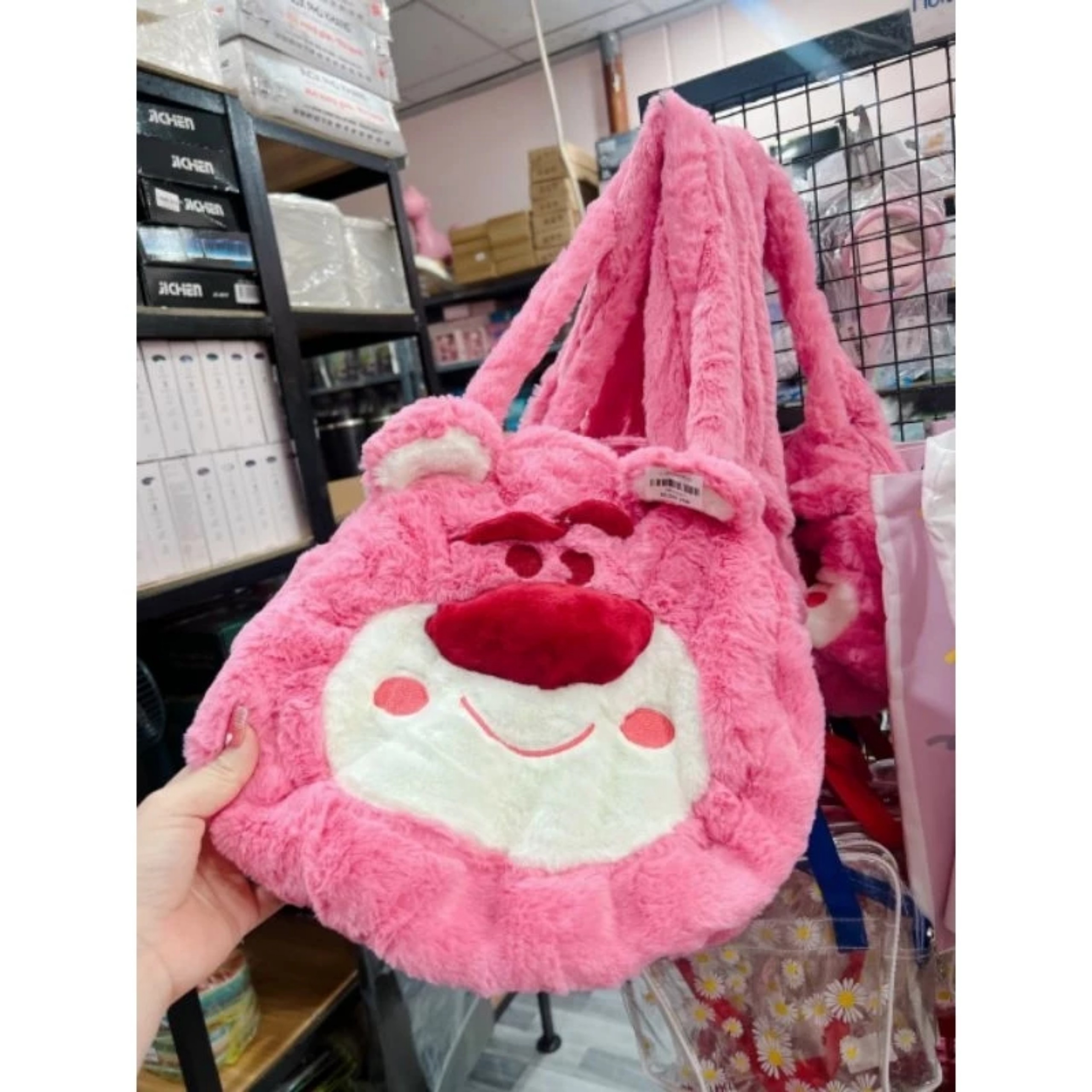 TÚI ĐEO GẤU DÂU TRÒN