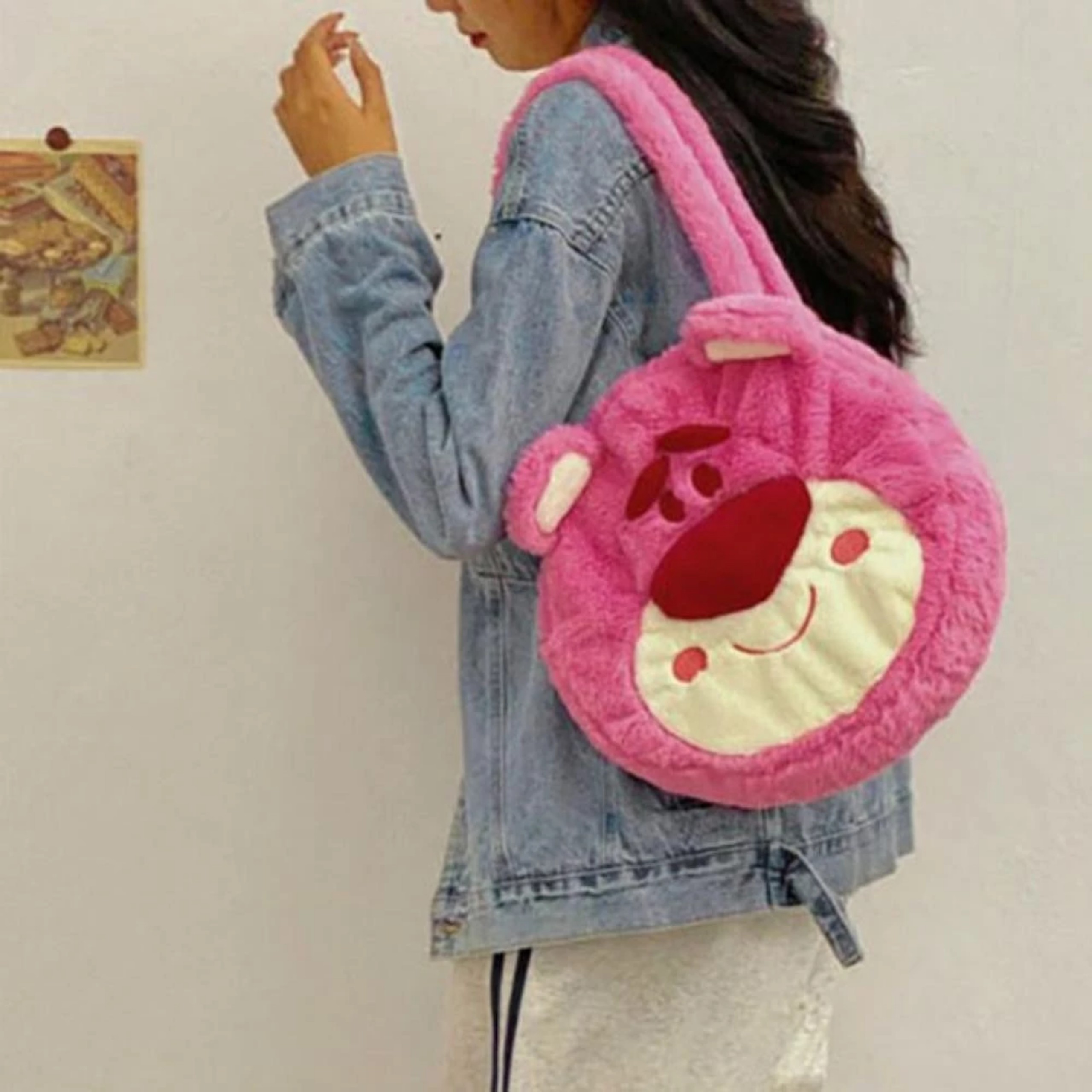 TÚI ĐEO GẤU DÂU TRÒN