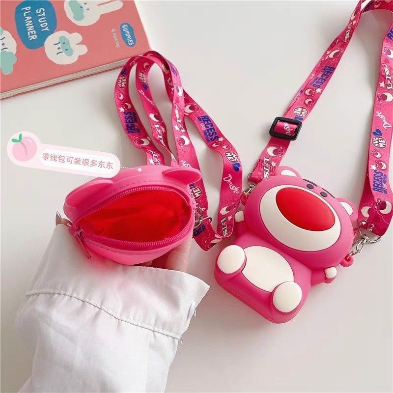 TÚI SILICON GẤU DÂU