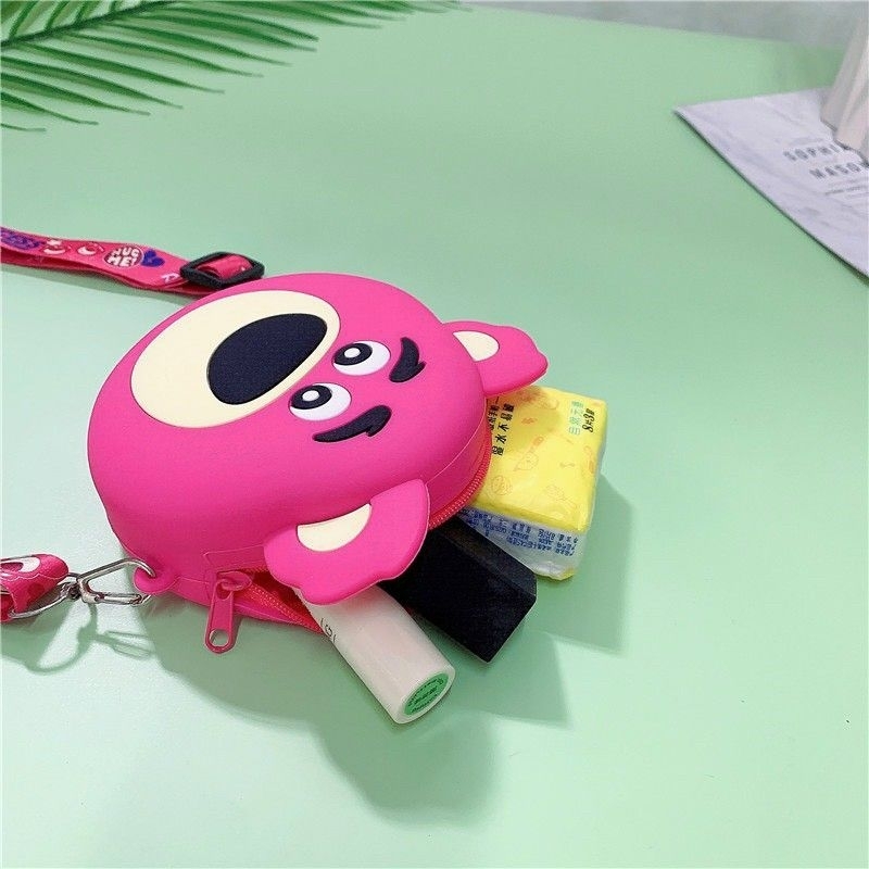 TÚI SILICON GẤU DÂU