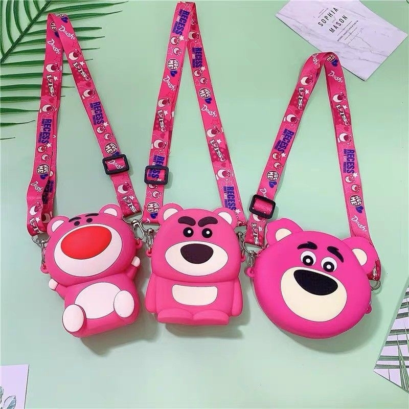 TÚI SILICON GẤU DÂU