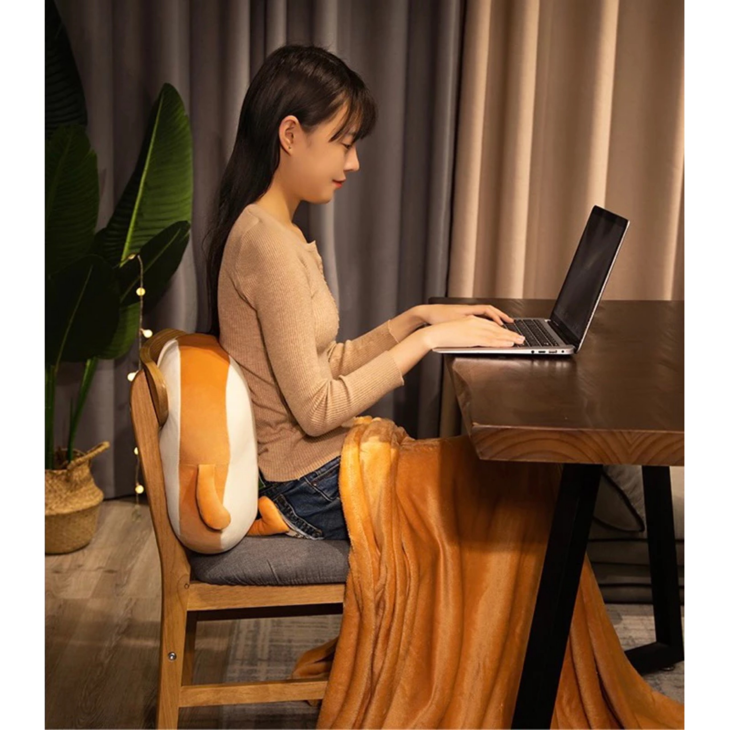 BỘ CHĂN GỐI HÌNH CON GÀ 3IN1