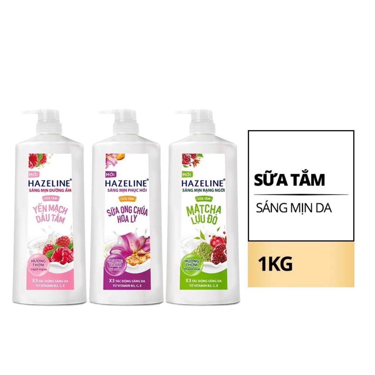 SỮA TẮM DƯỠNG SÁNG DA HAZELINE