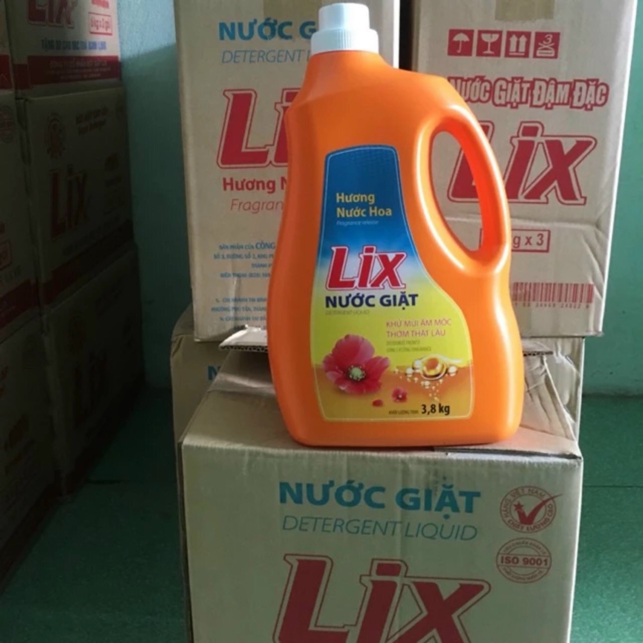 NƯỚC GIẶT LIX ĐẬM ĐẶC HƯƠNG NƯỚC HOA CHAI 3.6KG