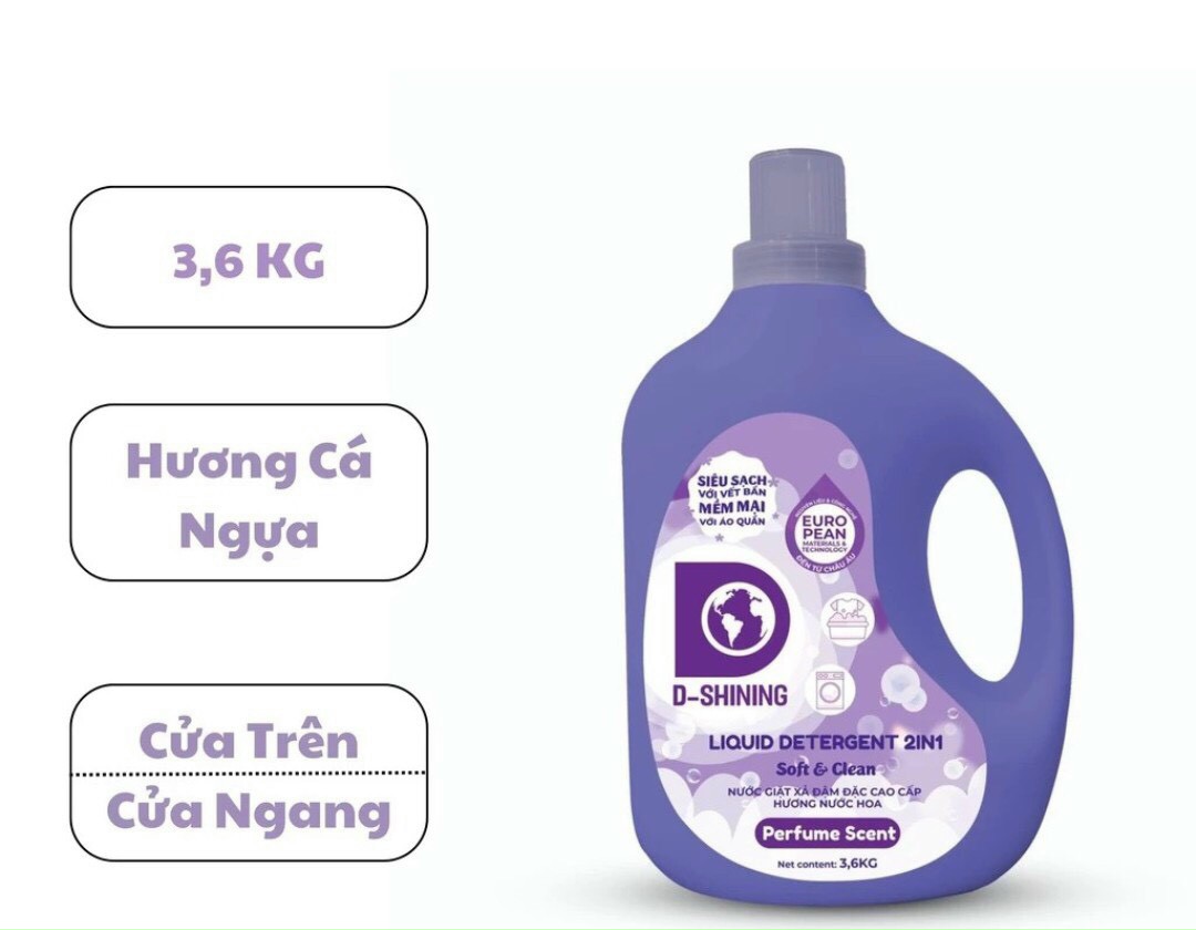 NƯỚC GIẶT XẢ ĐẬM ĐẶC CAO CẤP D - SHINING