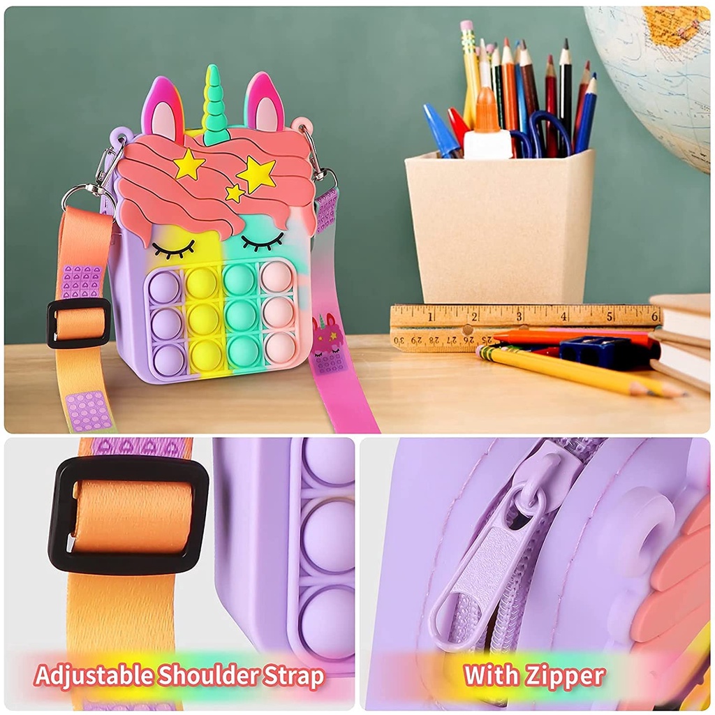 TÚI HOẠT HÌNH POP IT CHO BÉ