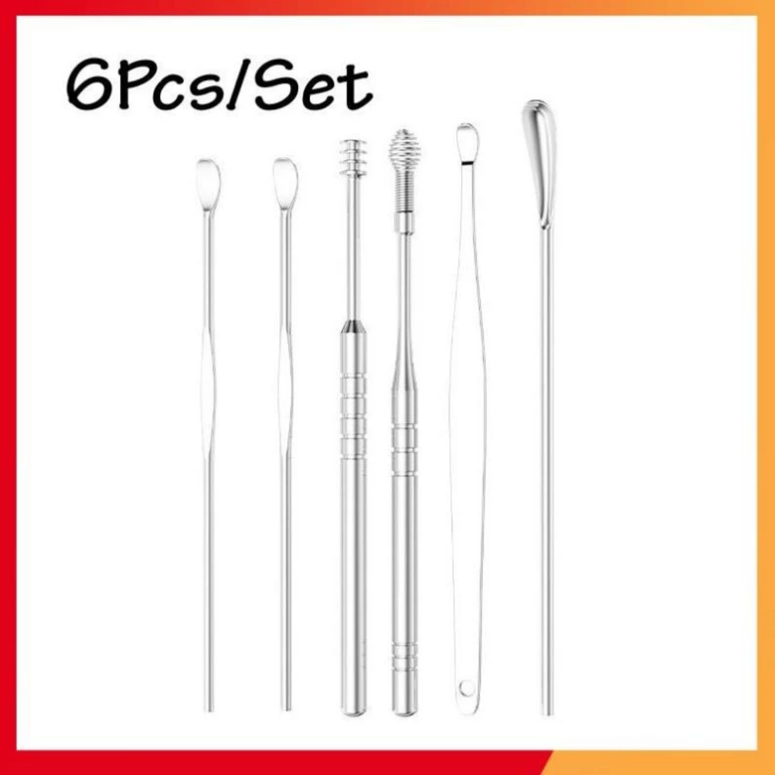 SET ỐNG ( INOX ) ĐỰNG DỤNG CỤ RÁY TAI MINI