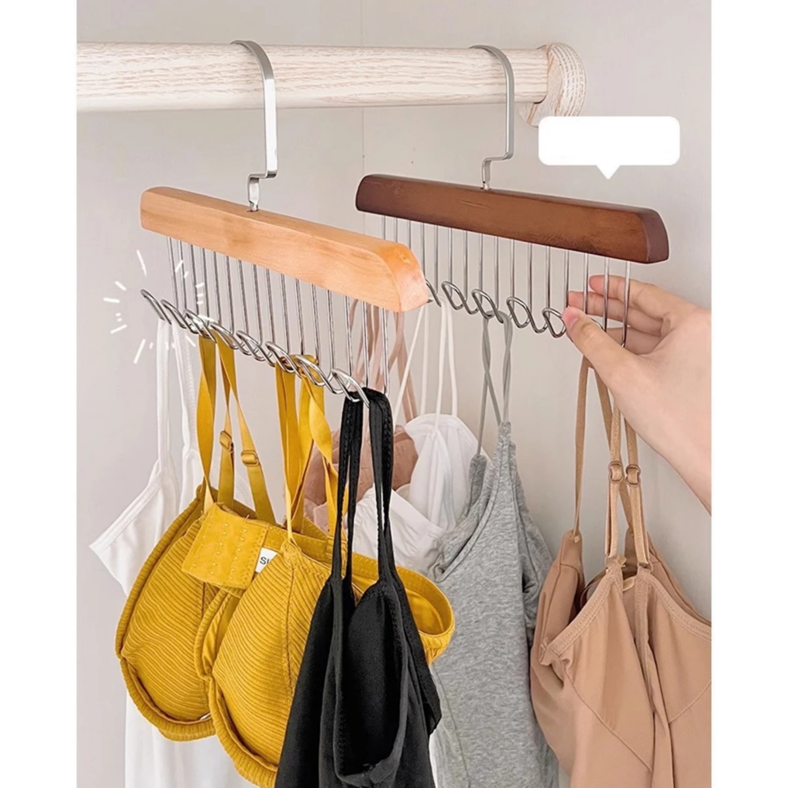 MÓC GỖ TREO ĐỒ ĐA NĂNG 8 NHÁNH