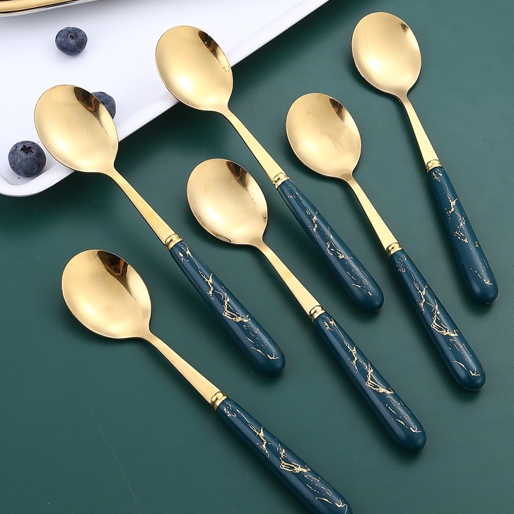 BỘ 6 MUỖNG MARBLE