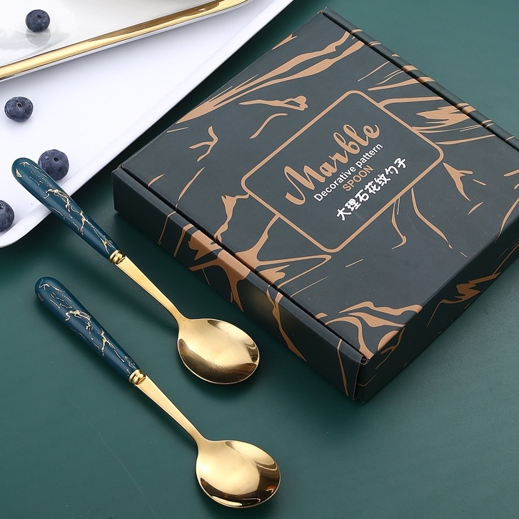 BỘ 6 MUỖNG MARBLE