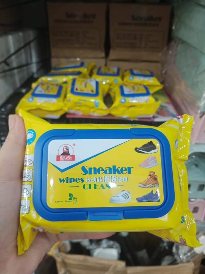 KHĂN GIẤY LAU GIÀY ( MÀU VÀNG )