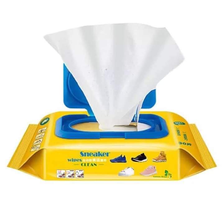 KHĂN GIẤY LAU GIÀY ( MÀU VÀNG )